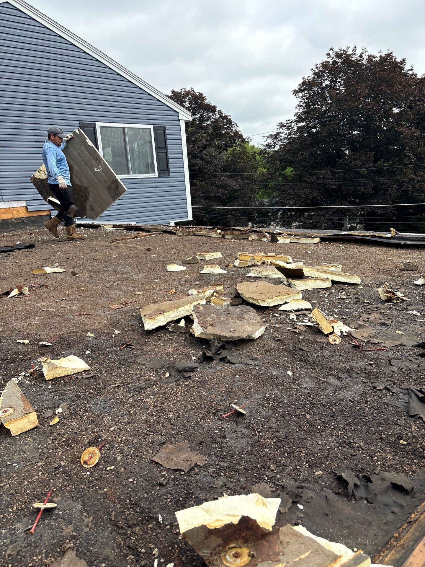 EPDM Flat Roof Installation + Seamless Gutter Upgrade by Mighty Dog Roofing of Greater Middlesex County