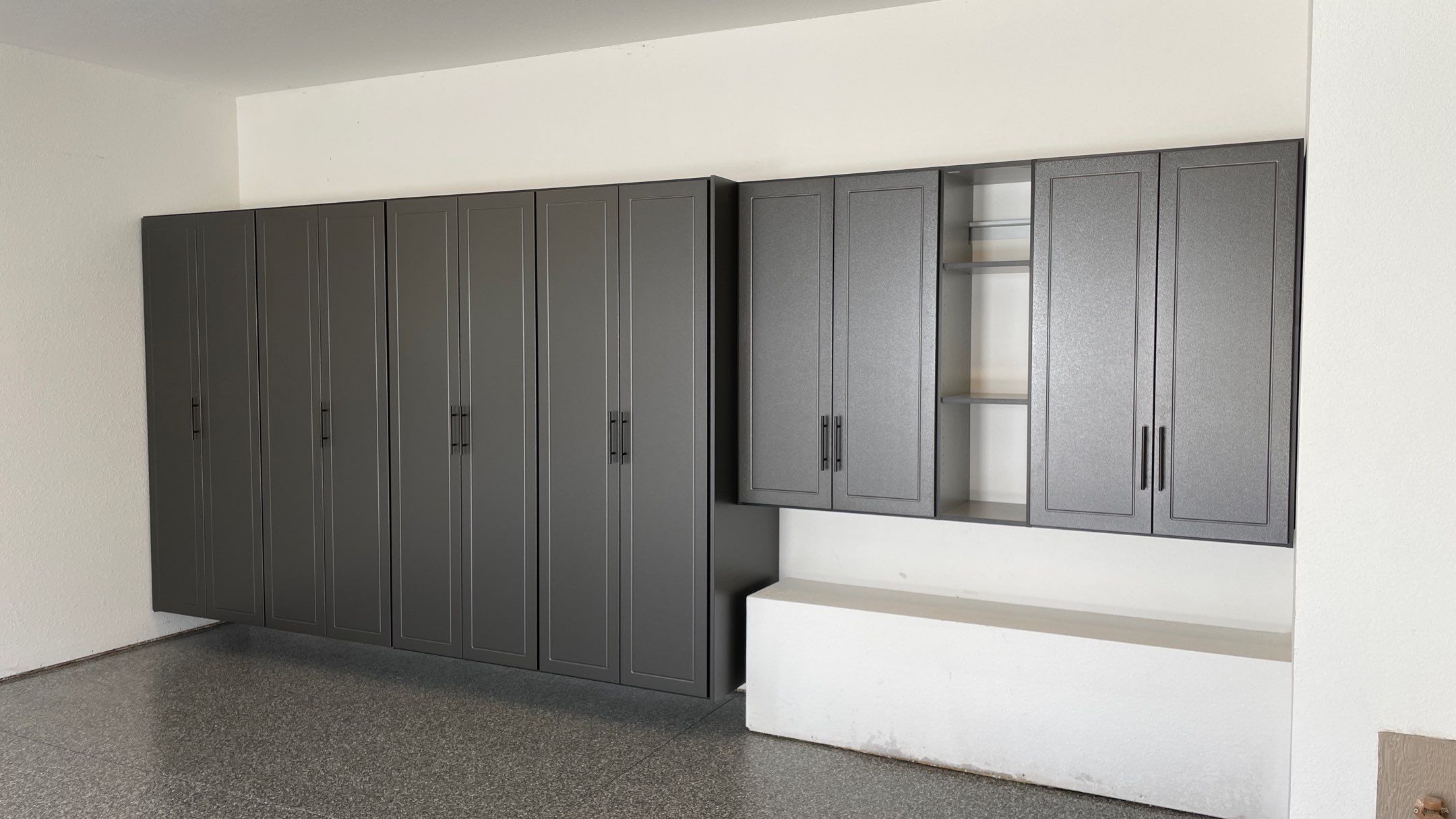 Pamela B. upgraded her garage with cabinets by Banner Garage