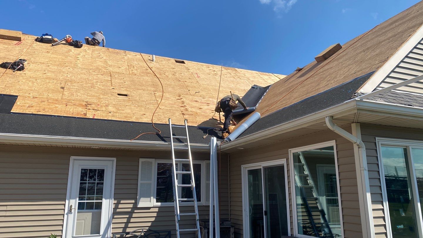 Residential Roofing Installation using GAF Timberline HDZ Weathered Wood by Nitro Roofing and Construction