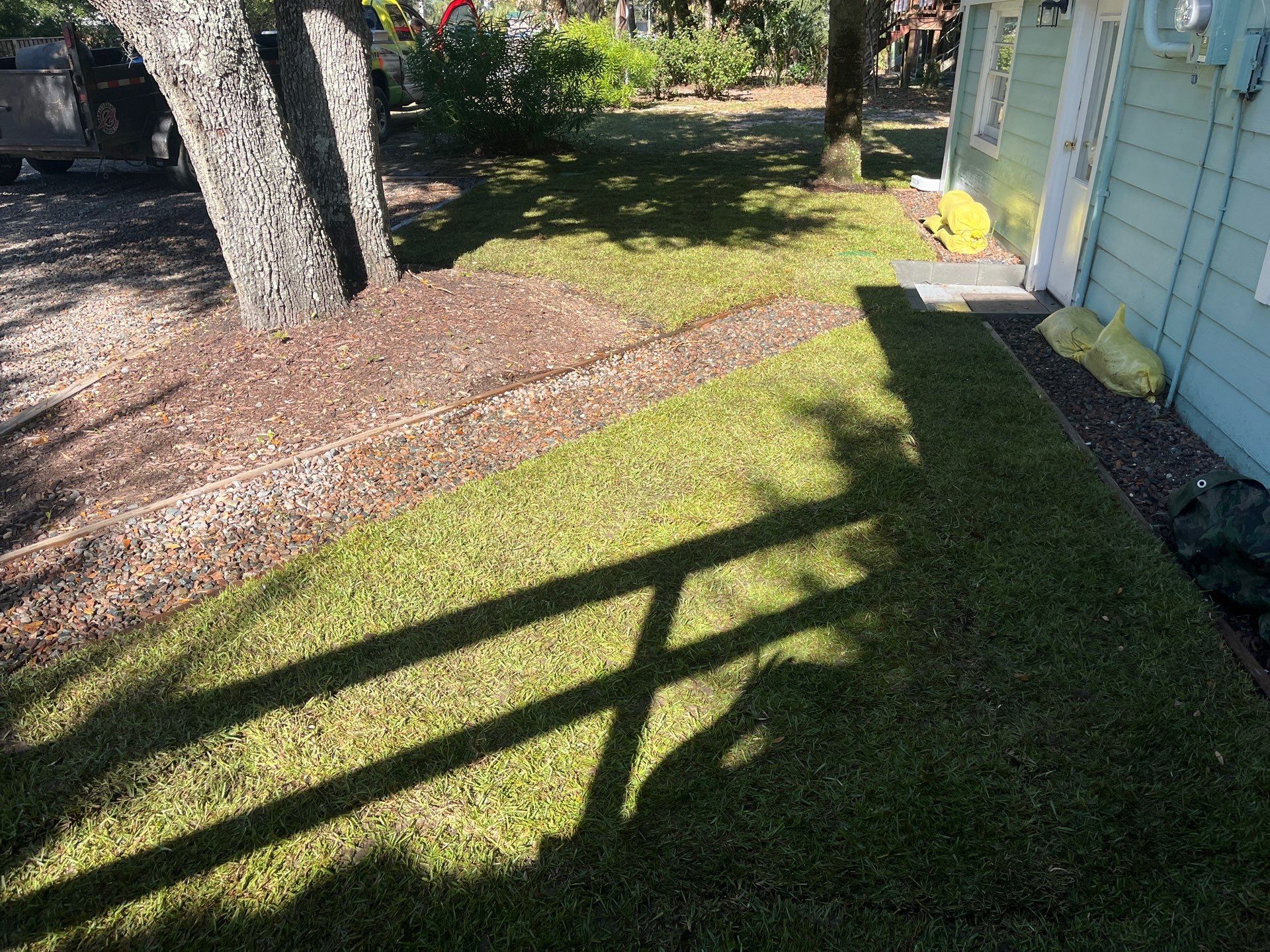 Drainage and Sod Project in Edisto Island by Hudson Bros Lawn Care LLC