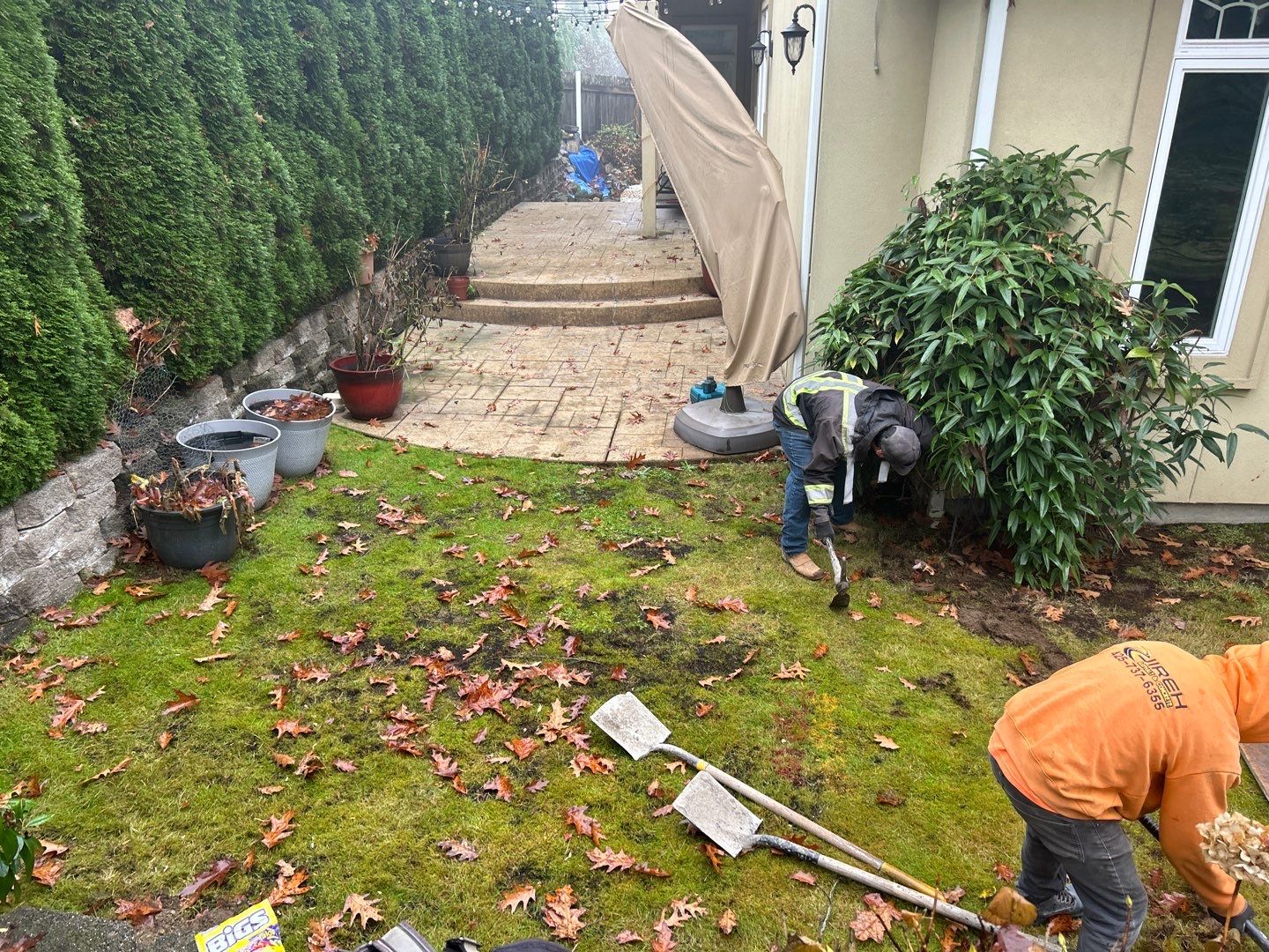 Stamped Concrete Patio  by Jireh Asphalt & Concrete Inc 