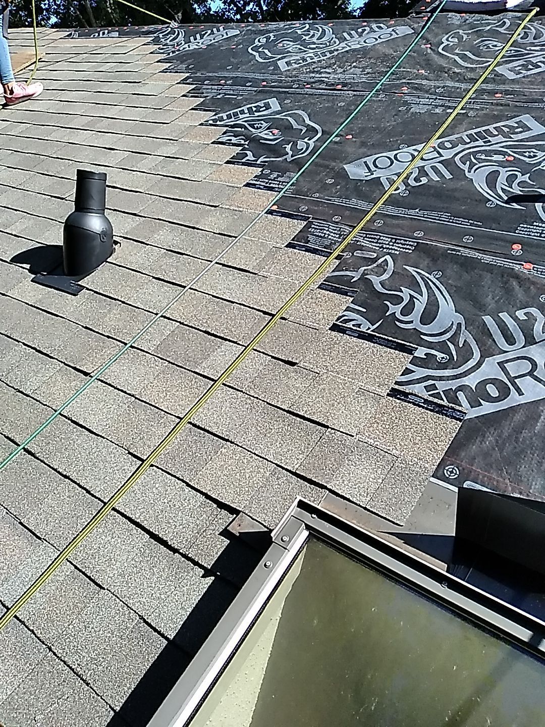 Residential Roofing Installation using Ashphalt Shingles by Indigo State Roofing