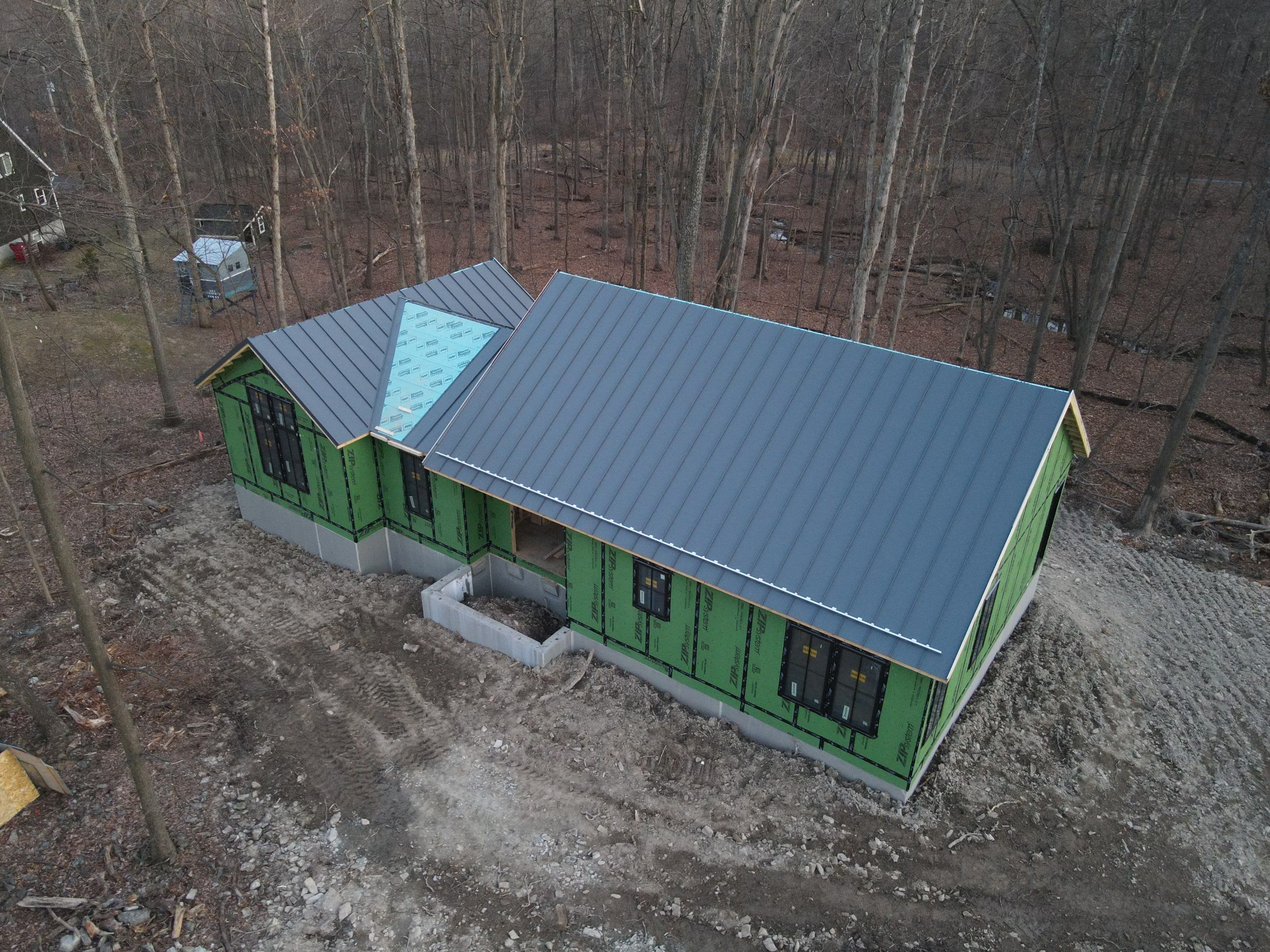 Standing Seam  using Everlast Standing Seam 24 Gauge  by Teflon Roofing