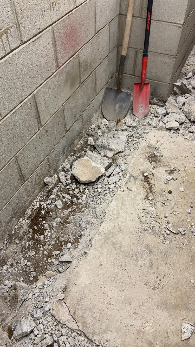 Drain tile in Brooklyn Center by Waterproofing Northeast