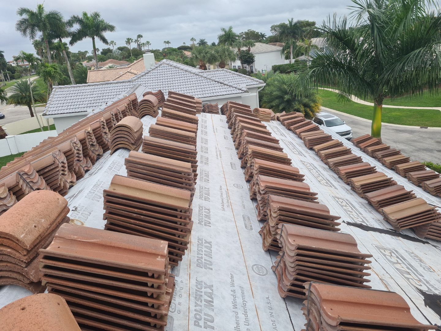 Residential Roofing Installation using Eagle Roofing Tile by BLUES BROTHERS ROOFING