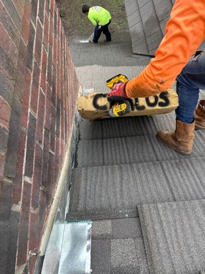 Residential Roofing Repair using Owen's Corning Duration (Lifetime) Shingles