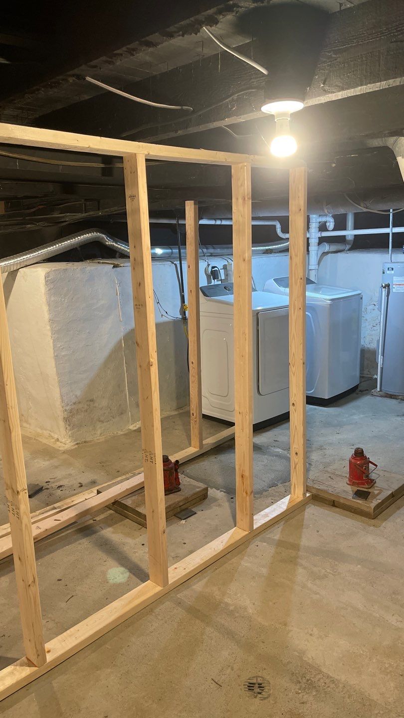 Basement Structural Carpentry by Toledo Basement Repair