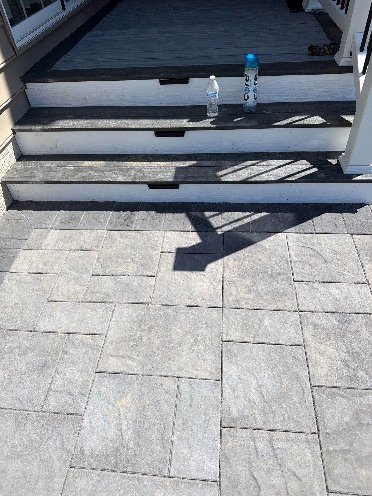 🏡 BELGARD PAVER PATIO WITH DECK STEPS IN MIDDLETOWN, DELAWARE 🔥🧱✨ by Studio G Indoor Spaces & Outdoor Living