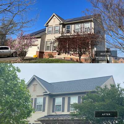 Roof Installation using GAF Timberline HDZ