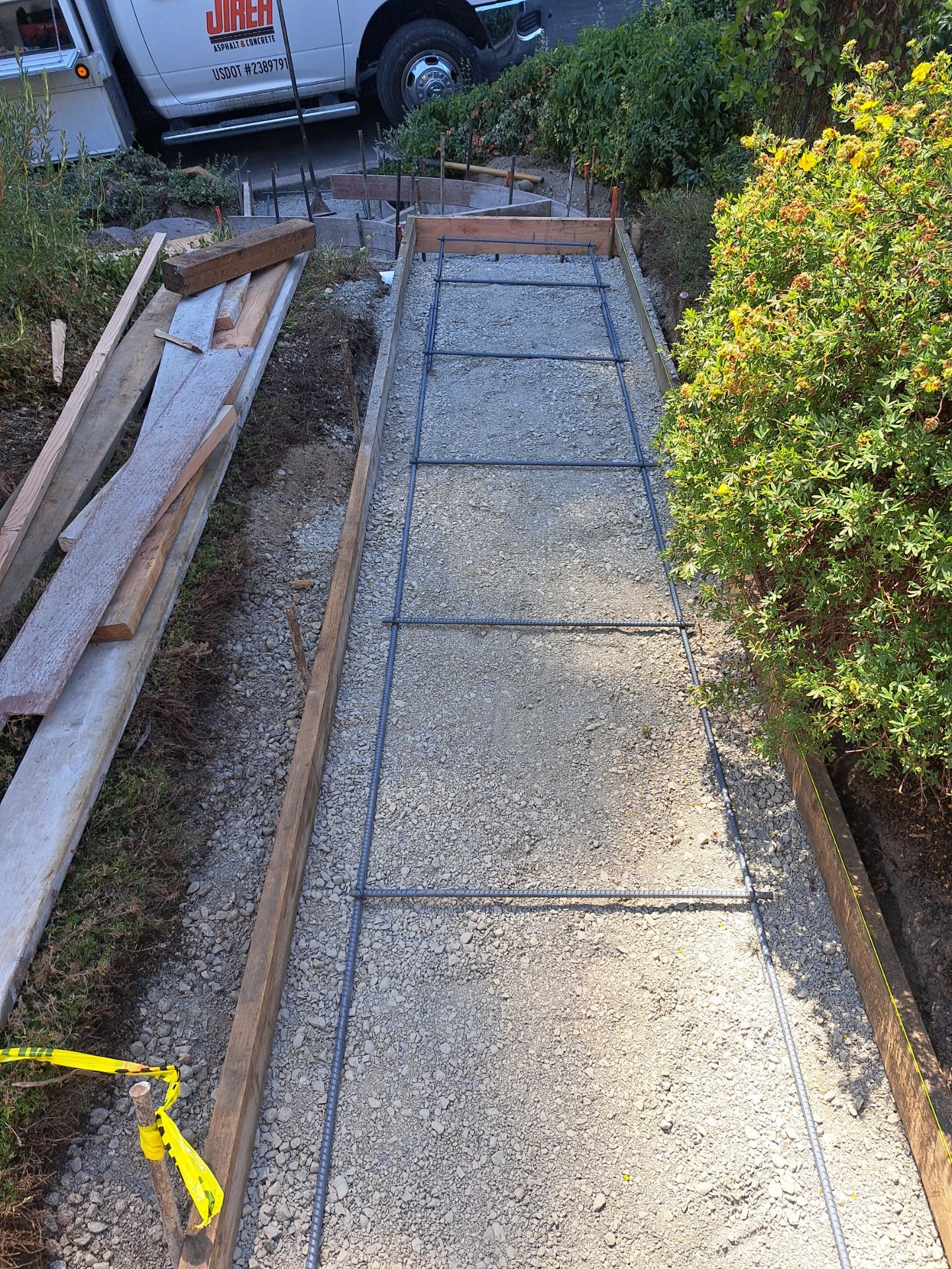 Front Driveway & Stairs Concrete Renovation | Kenmore  by Jireh Asphalt & Concrete Inc 