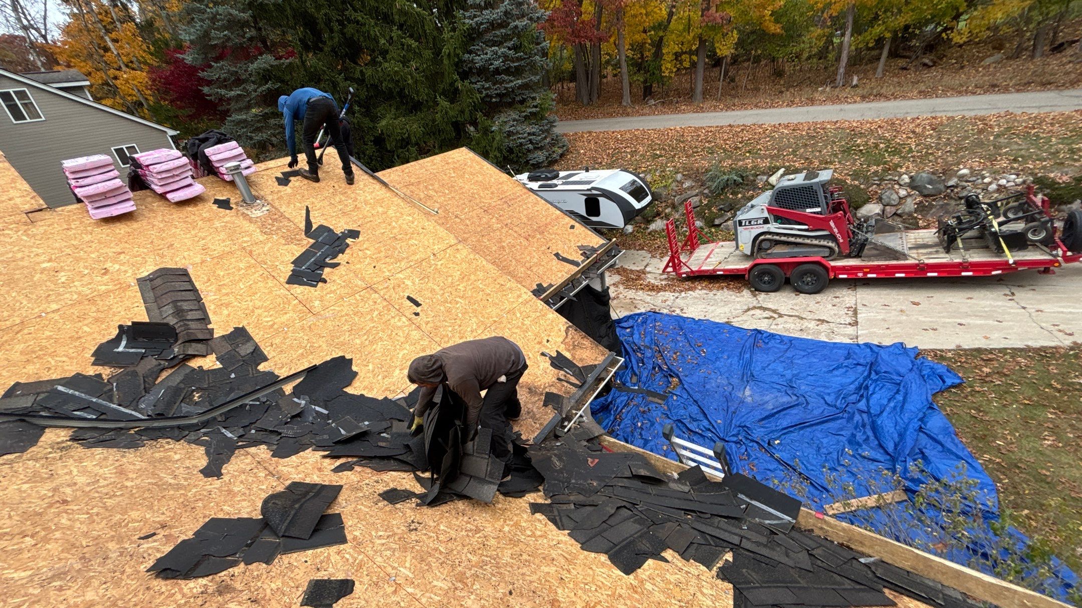 Roof Replacement using Owens Corning Driftwood by 180 Contractors