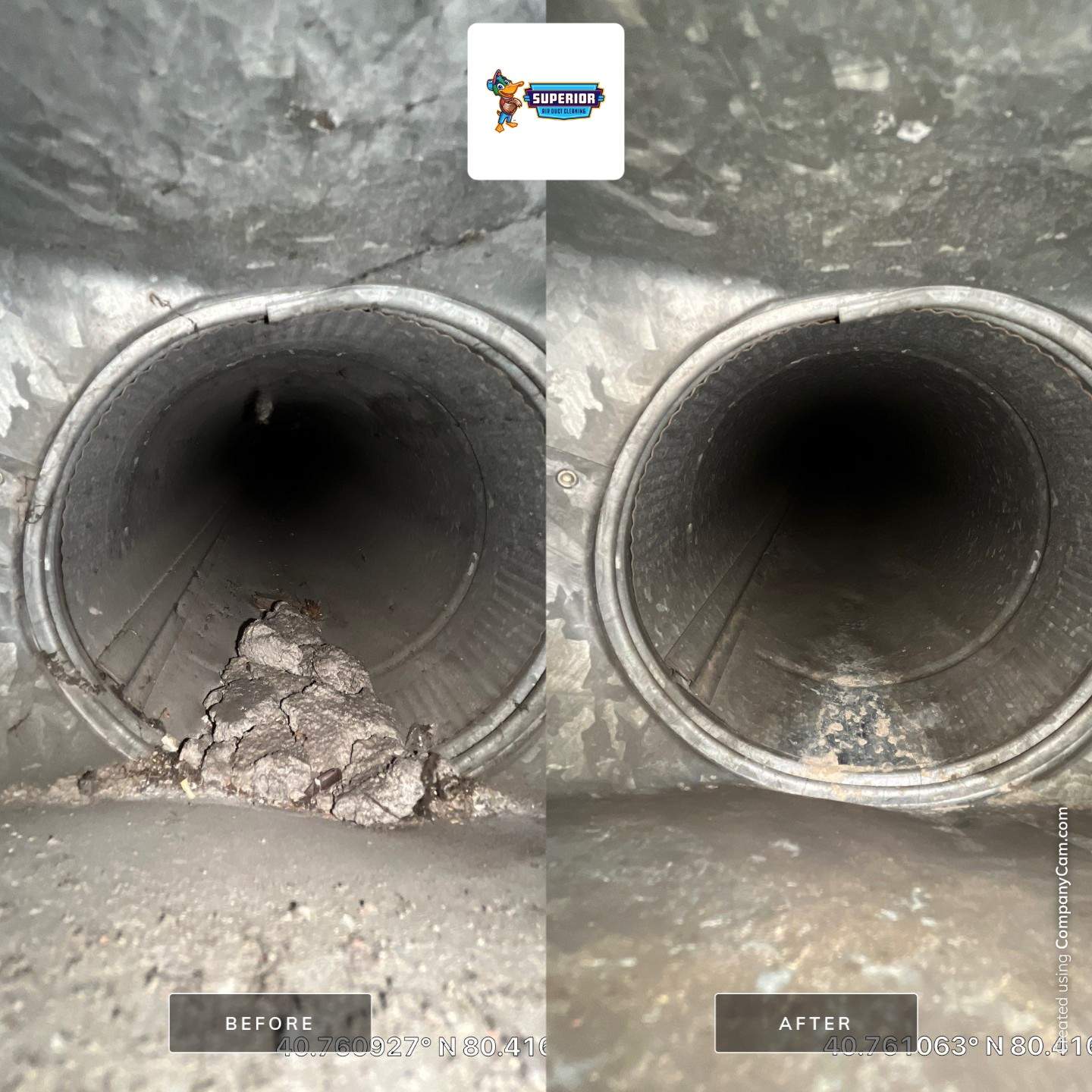 Air Duct Cleaning With a Vacuum Truck in Beaver Falls, PA by Superior Air Duct Cleaning
