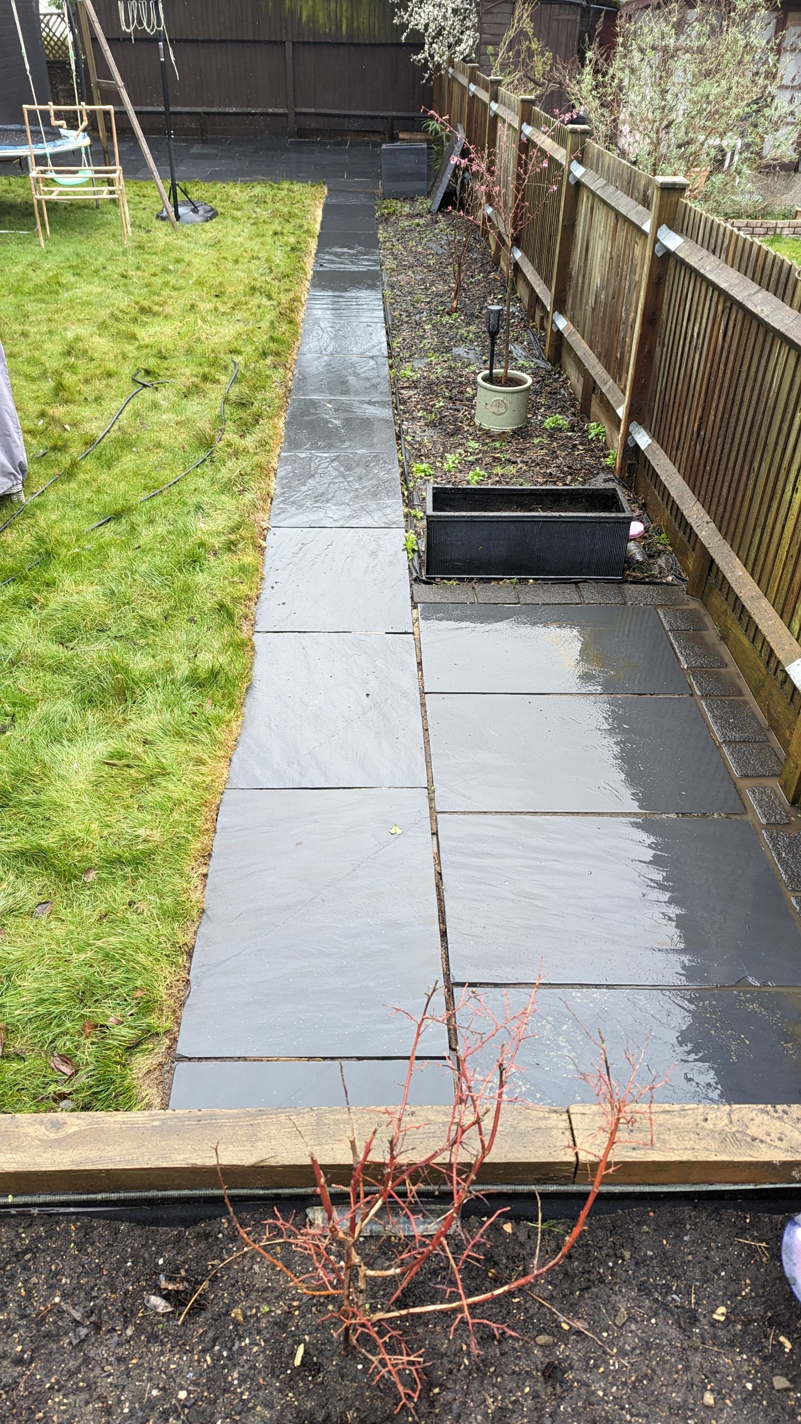 Driveway And Patio Clean using honda 21 ltr/min by Ges Exterior Cleaning ltd