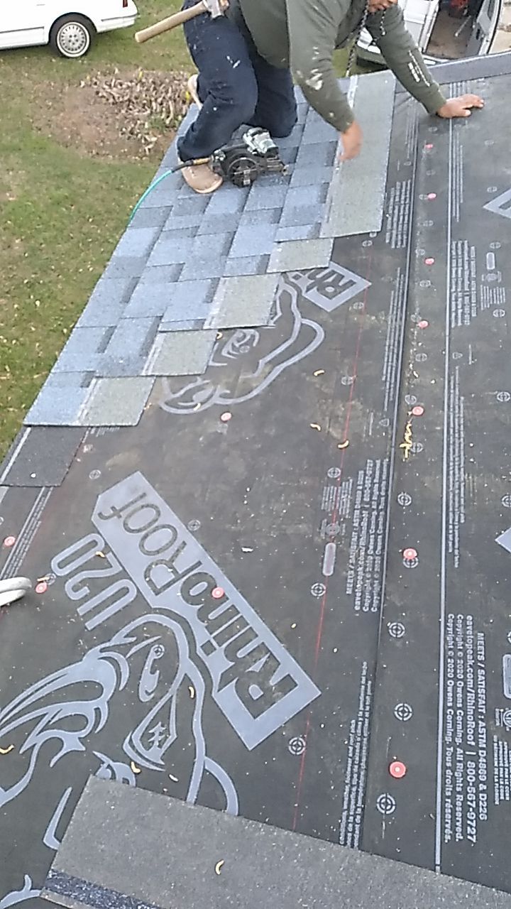 Residential Roofing Installation using Owens Corning Duration-Harbor Blue  by Indigo State Roofing