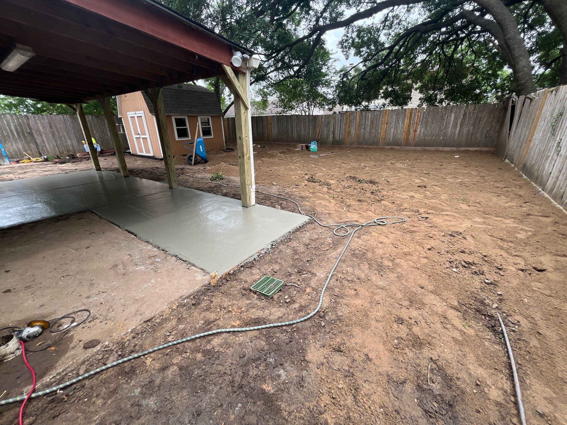 Bye-Bye Flooding! Mr. Dontaye's Back Patio & Drainage Overhaul π§π by Texas Urban Elements