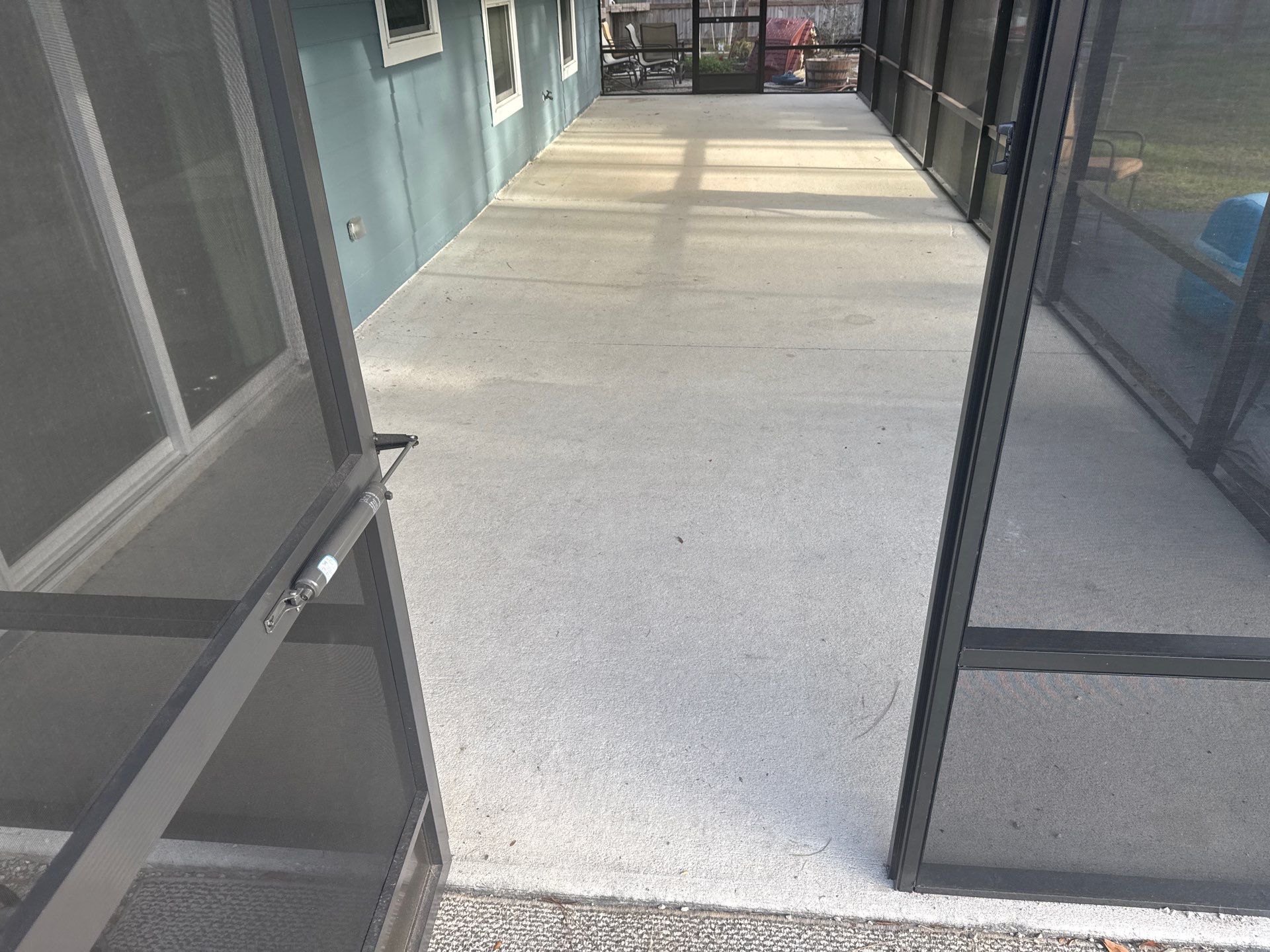Patio Project in Keystone Heights, FL in Tidal Wave by Cross Creek Concrete Coatings