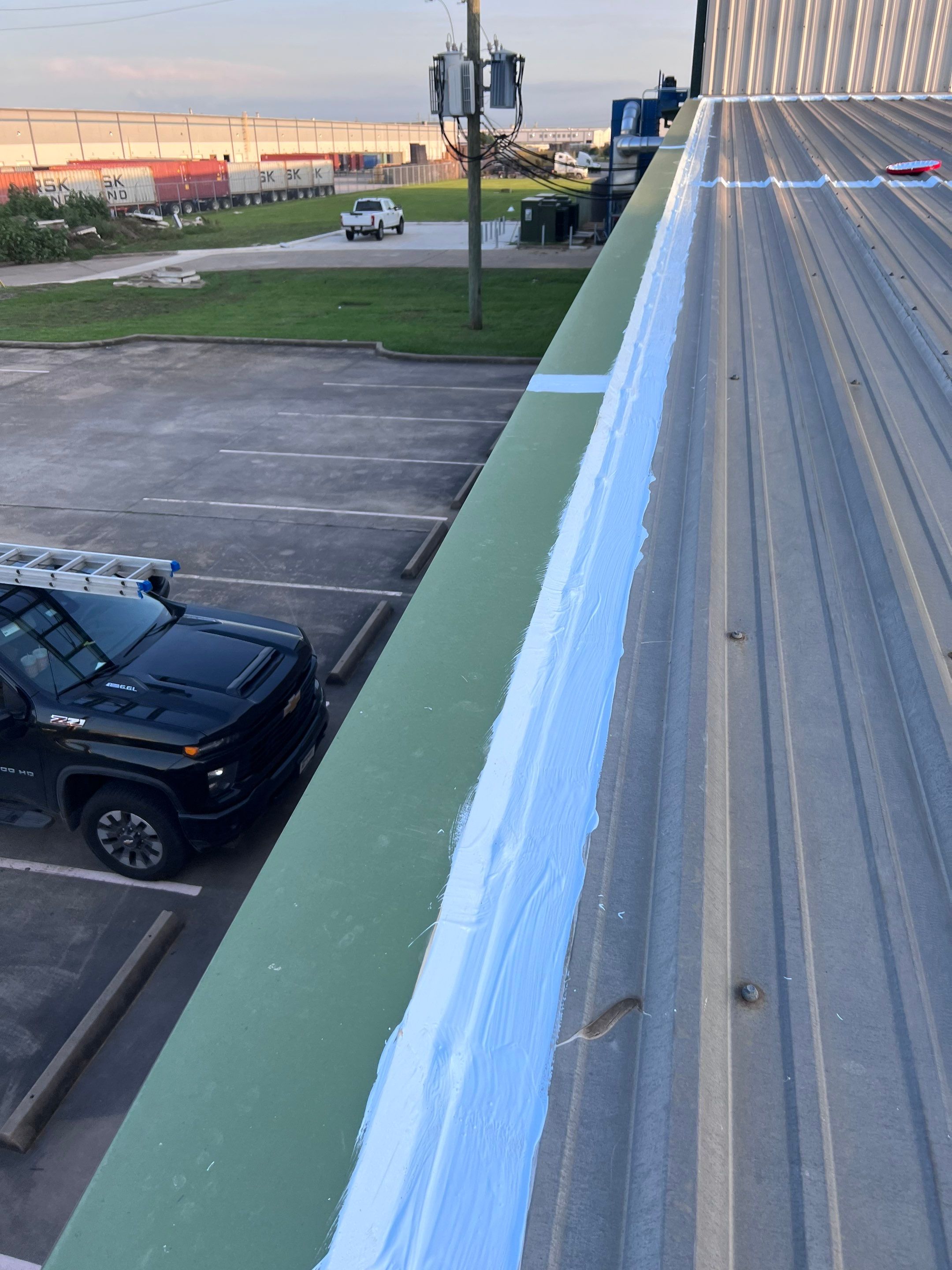 Hail Damage using Metal by Roof Repair Company