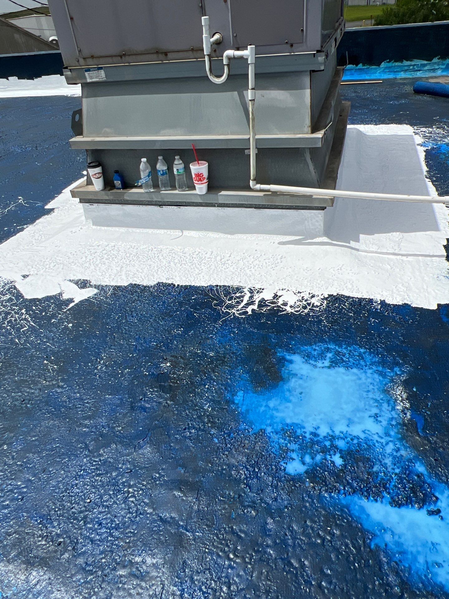 Dirty leaking Gravel Roof by Bayfront Roofing and Construction