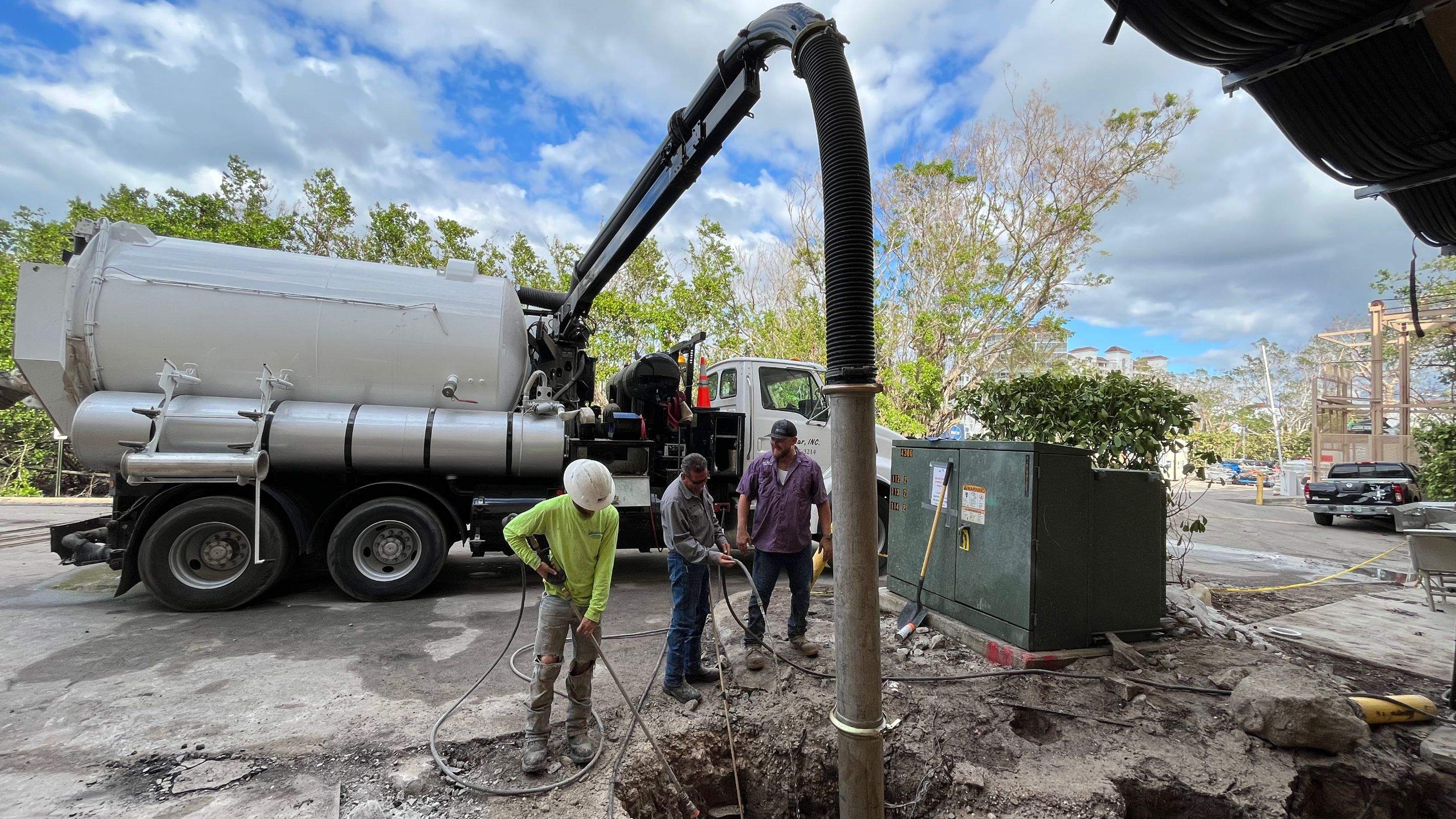 Ritz-Carlton North Service Road Daylighting by Don Mar, Inc. Storm Water Solutions