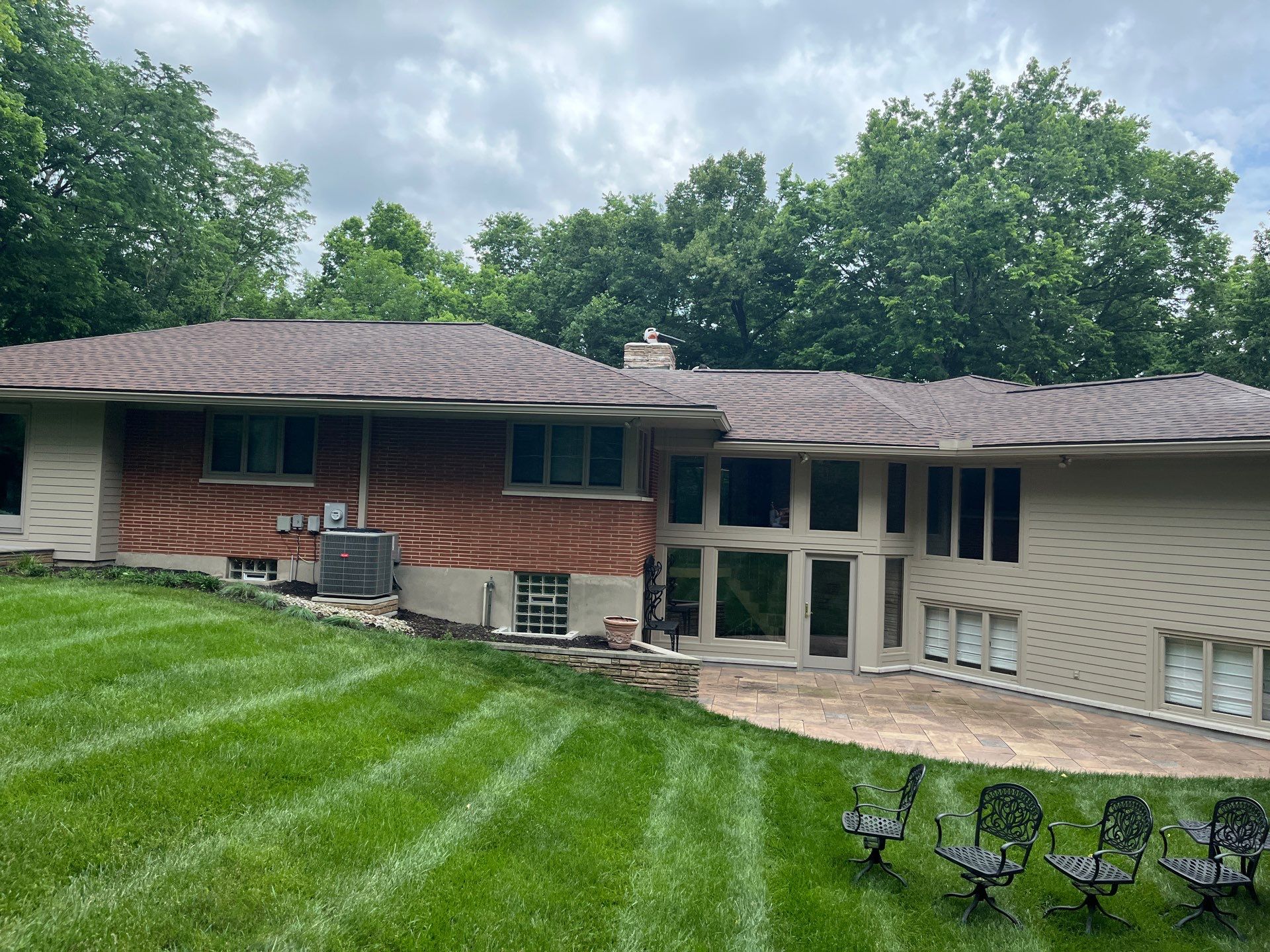 Residential Roofing Installation using GAF HDZ Hickory  by Nitro Roofing and Construction