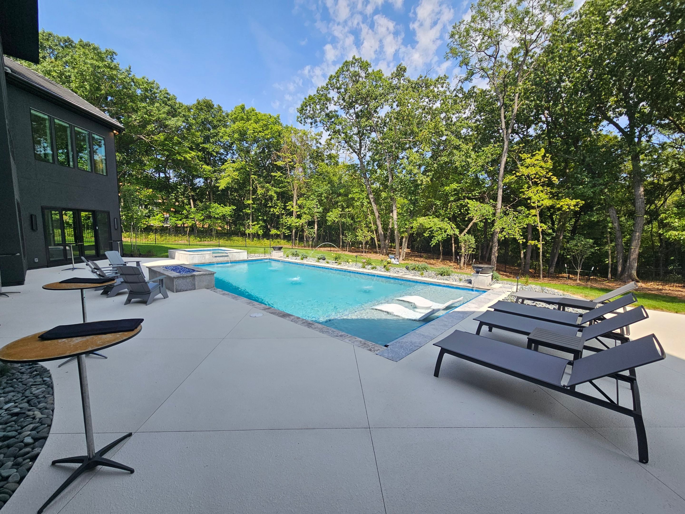 KC Artisan Homes Tour No. 2--Loch Lloyd by Big Red Decorative Concrete, LLC