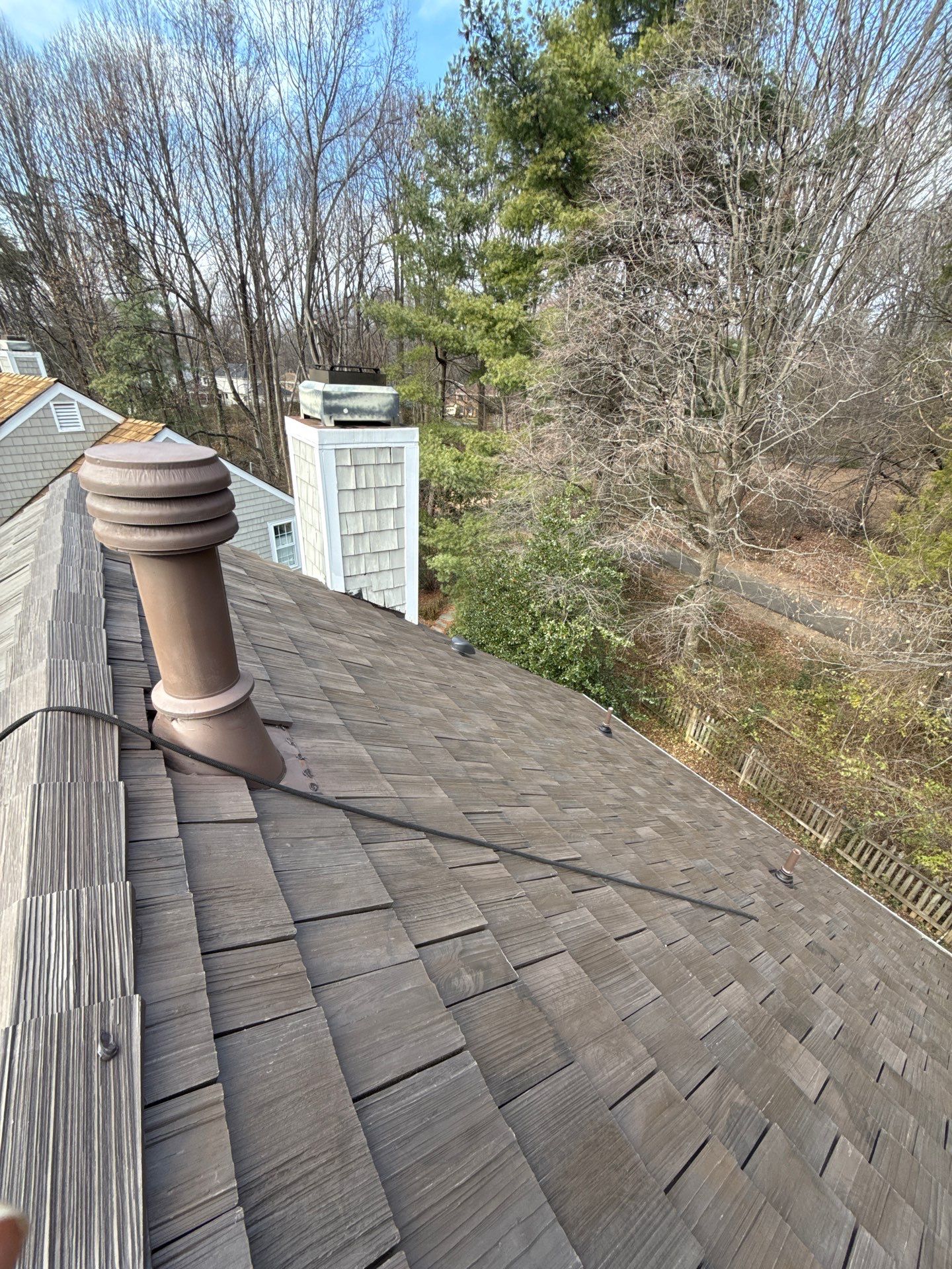 Reston :  Residential Roof Replacement with Brava Synthetic Cedar Shake Class C Natural  by RM Banning, Inc.