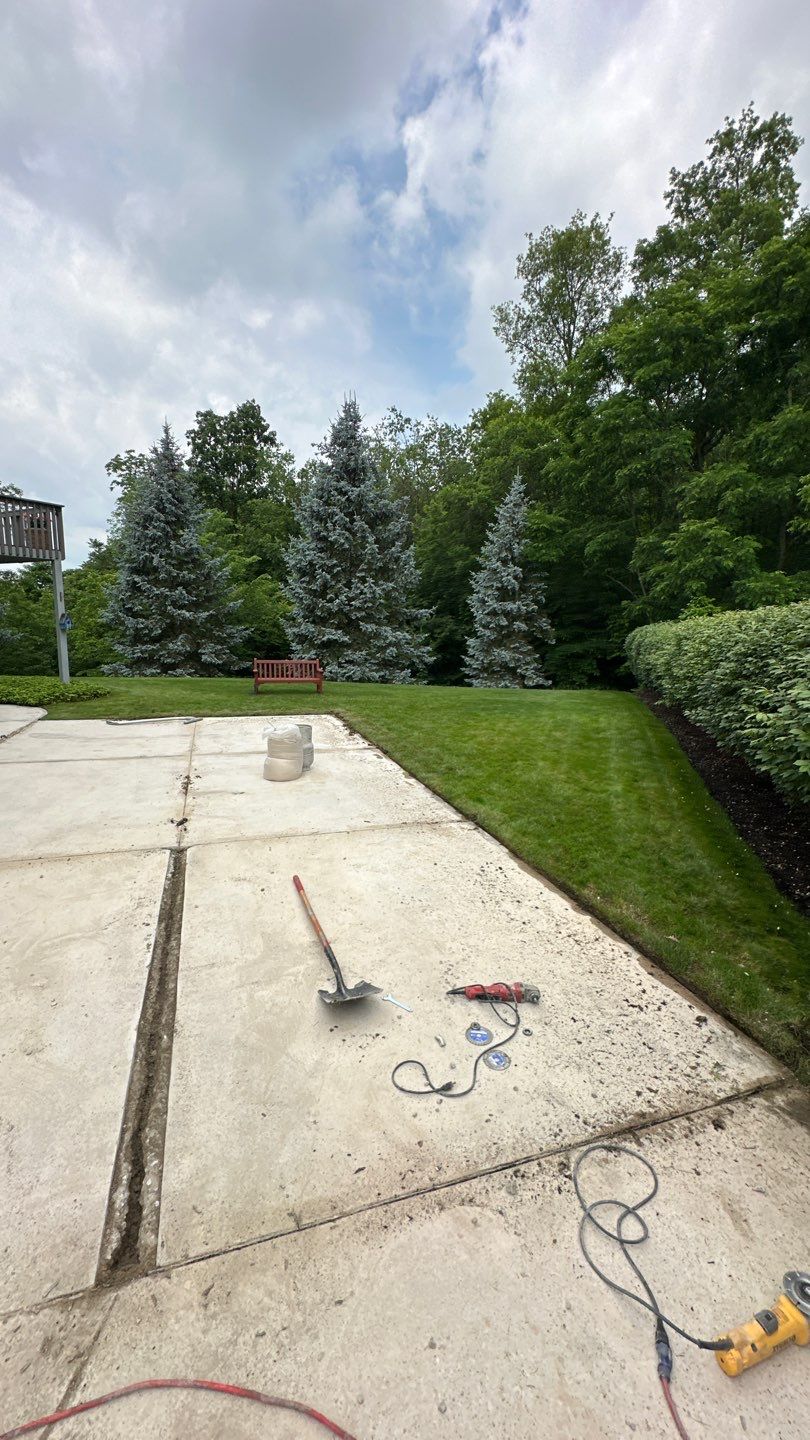Driveway Walkway Patio Project in Canonsburg by Floors in a Day, Inc