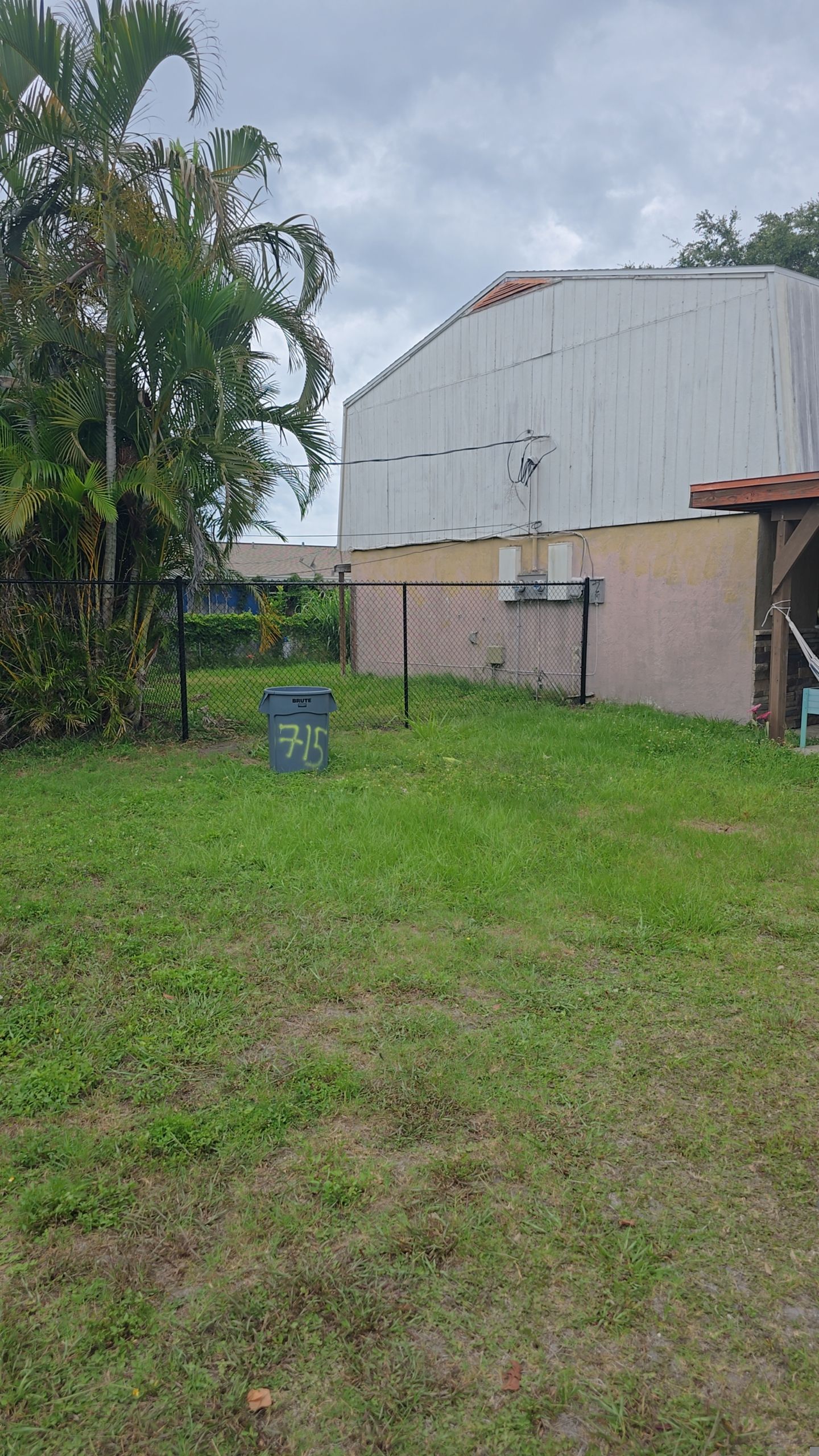 Black Vinyl Chain Link Fence Installation in Bradenton by True Fence LLC