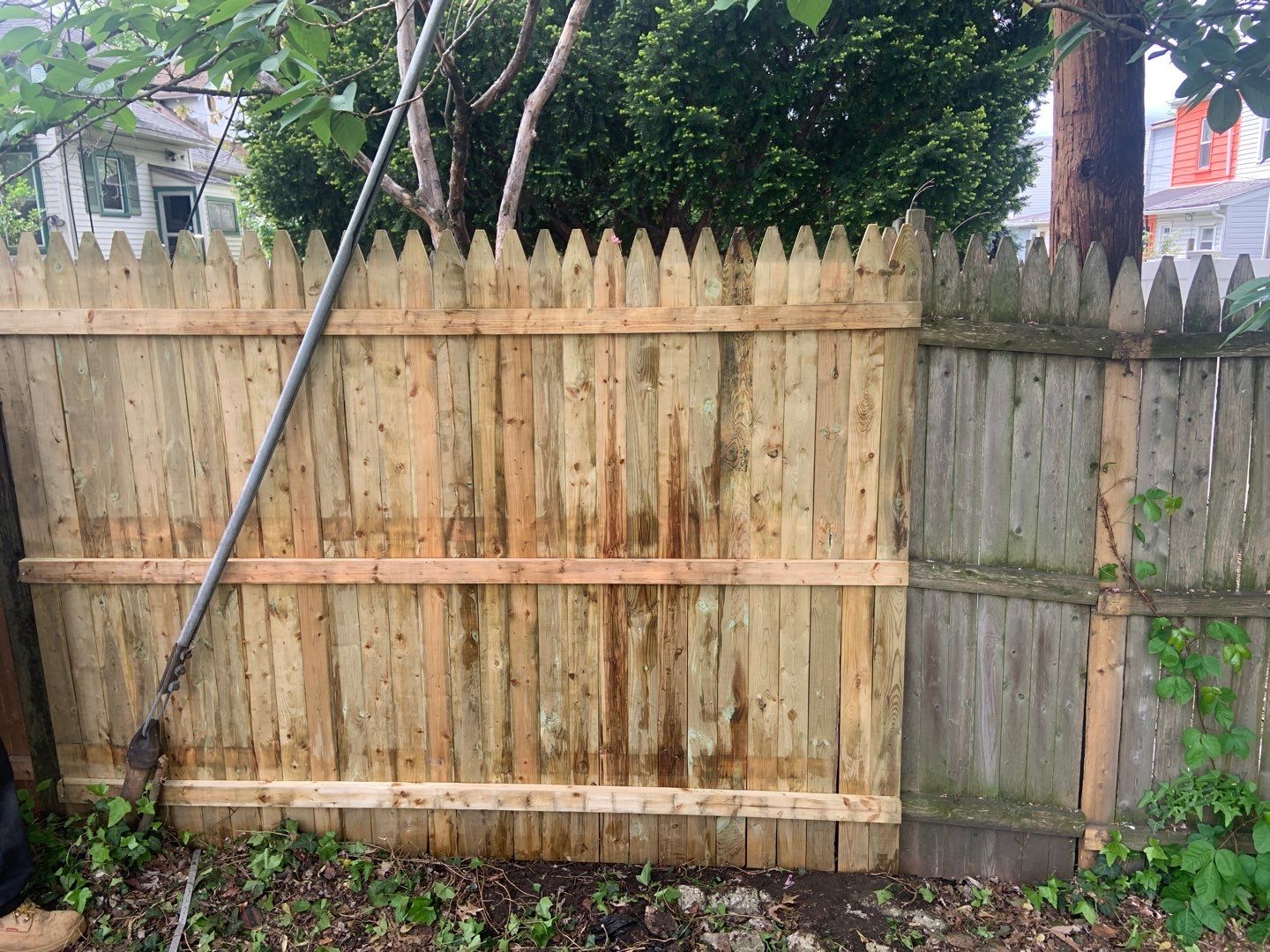 Fence Repair using Fence Panel by A1 NERDY HOMES LLC