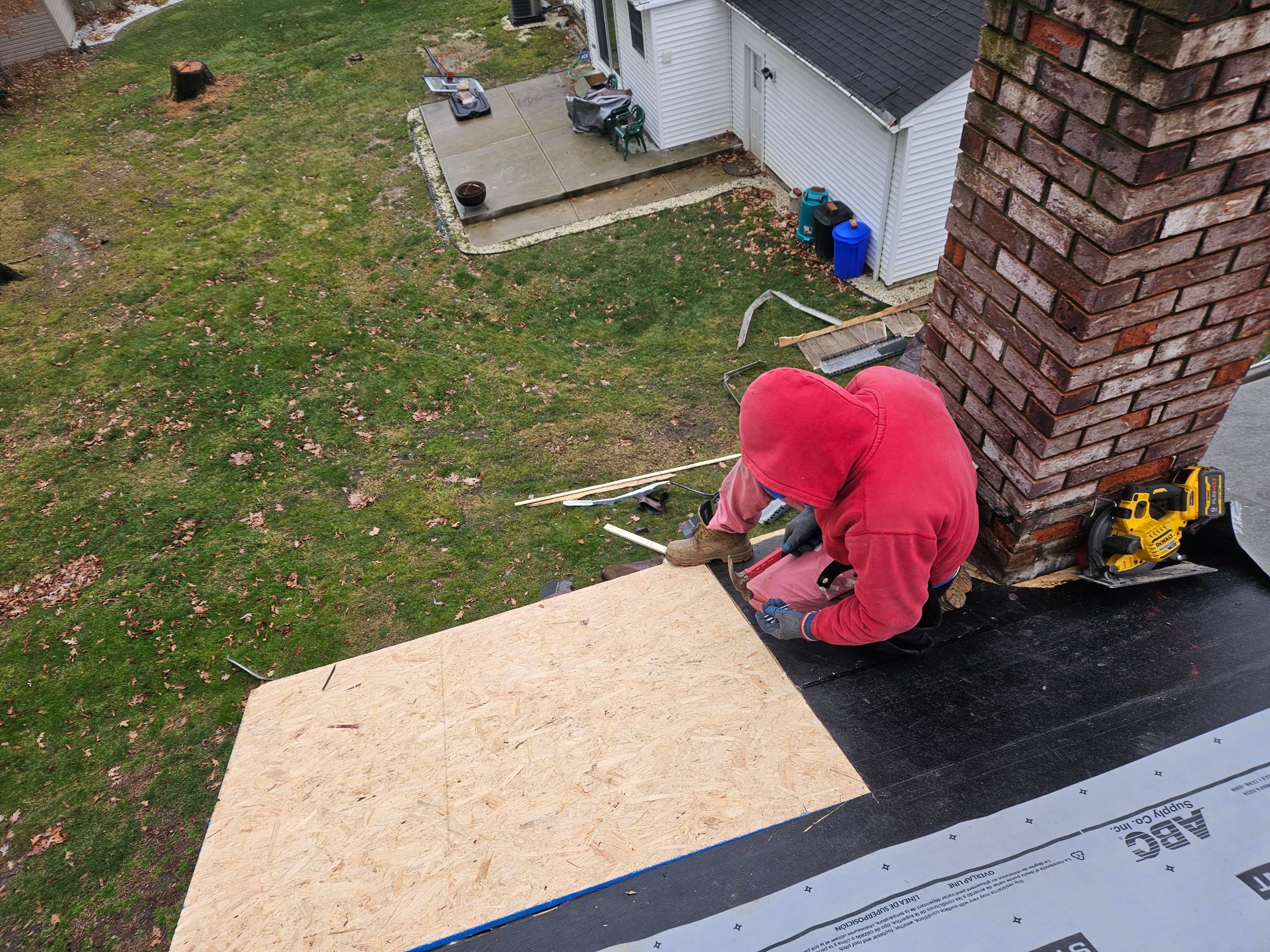 Residential Roof Replacement using Owens Corning Onyx Black by Absolute Roofing and Construction