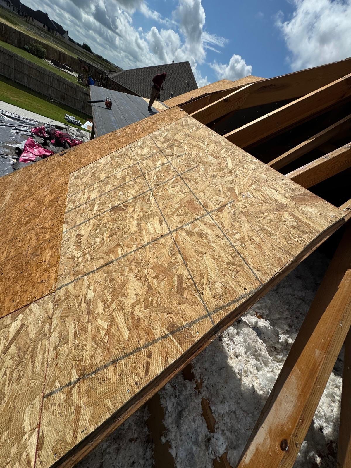 Project in Cleburne by Lonestar Roofing and Restoration LLC.