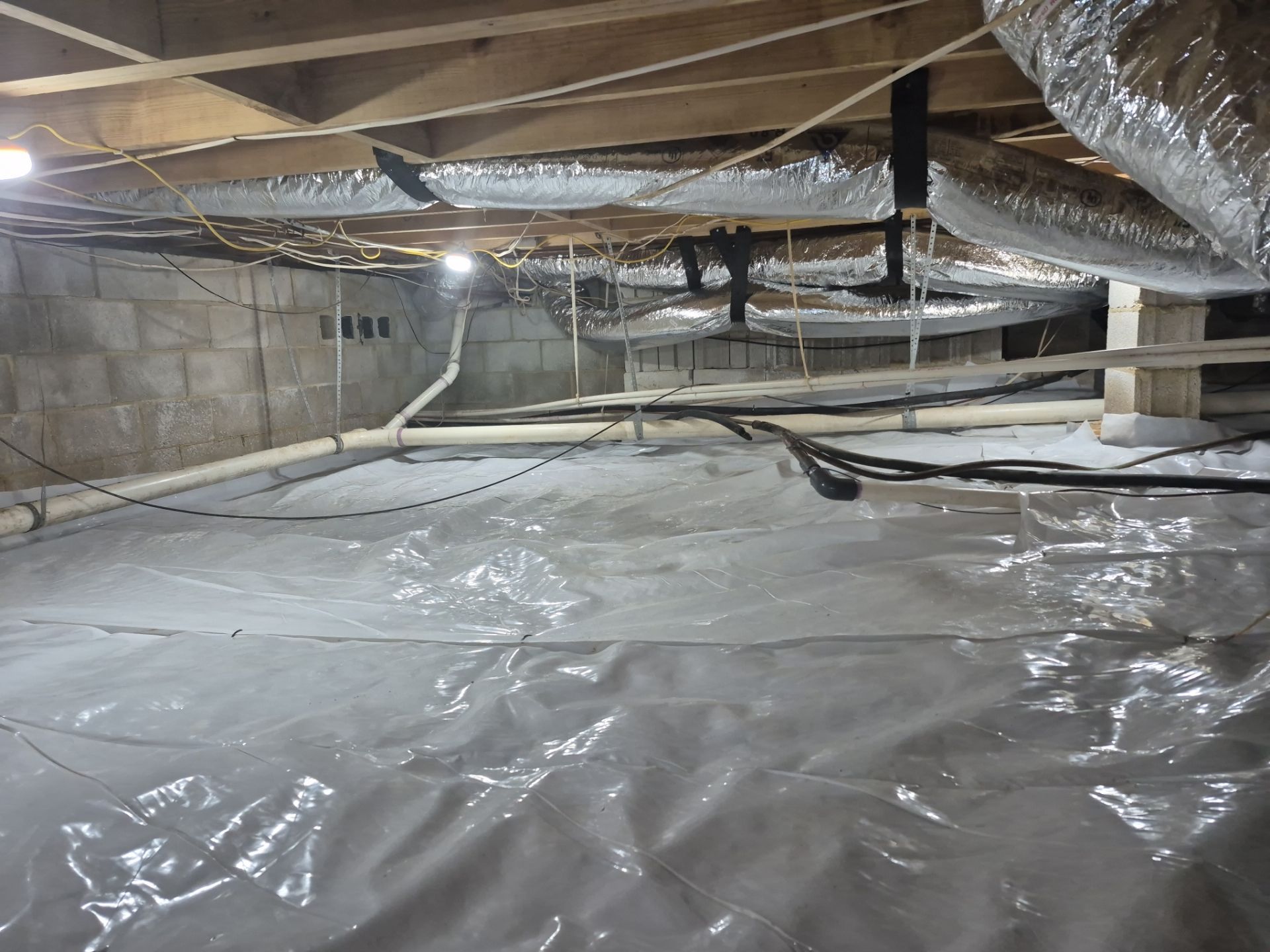 Project in Williamsburg by Patriot Crawl Space Repairs