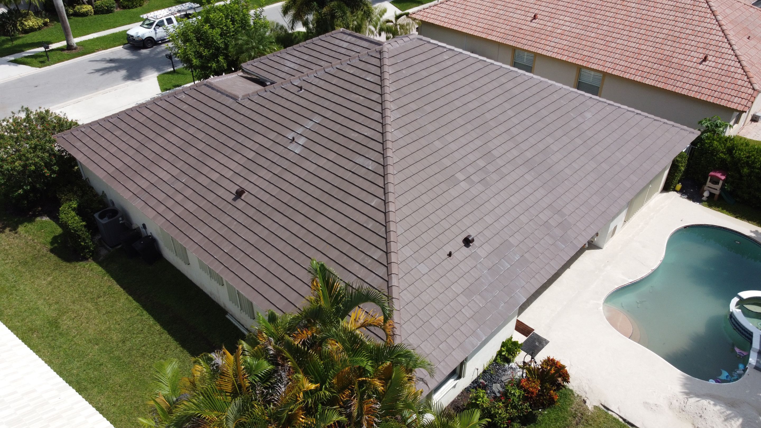 Residential Roofing Installation using Eagle Roofing Tile by BLUES BROTHERS ROOFING