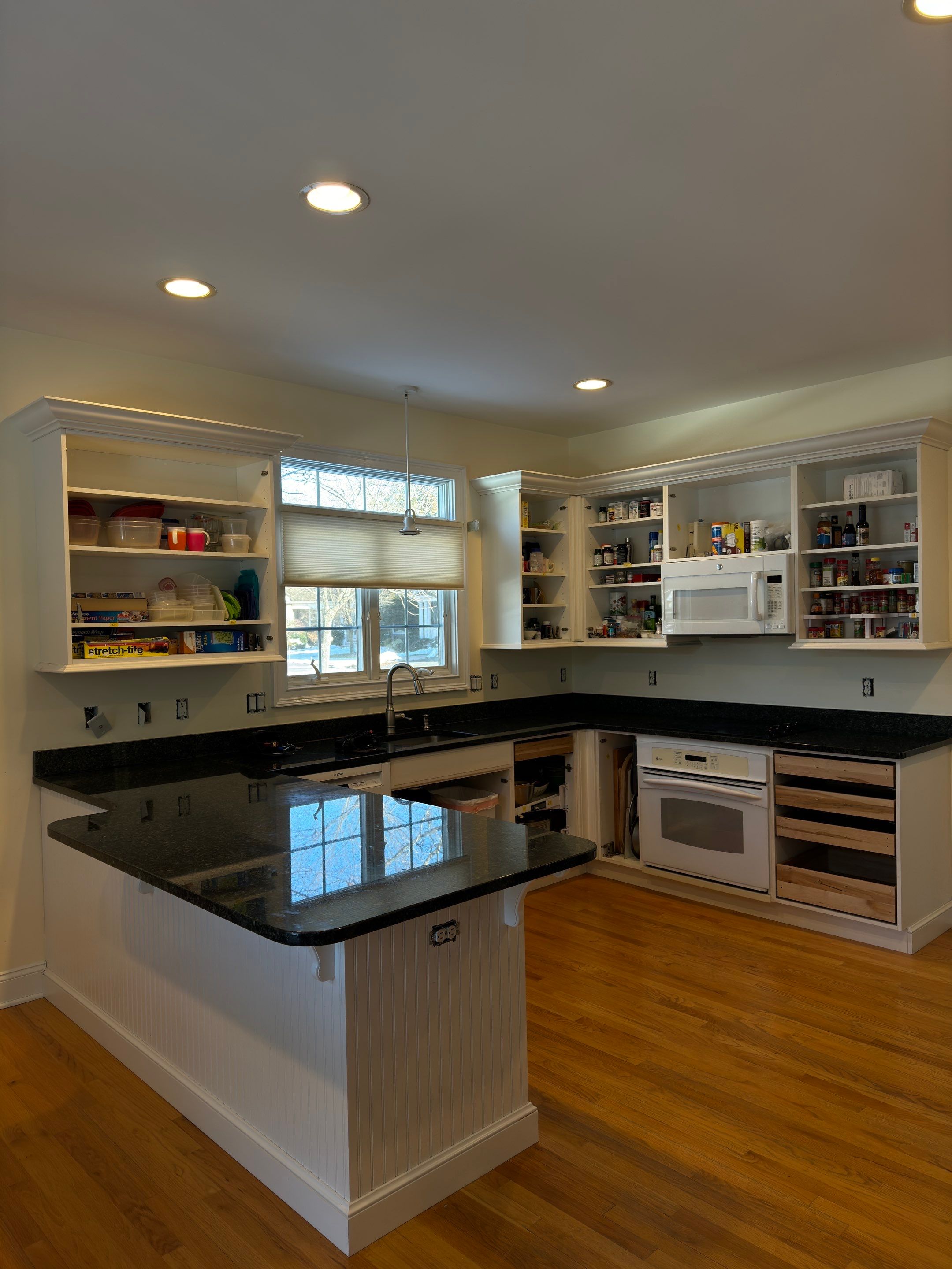 Kitchen Cabinet Painting by Trendy Walls Inc.