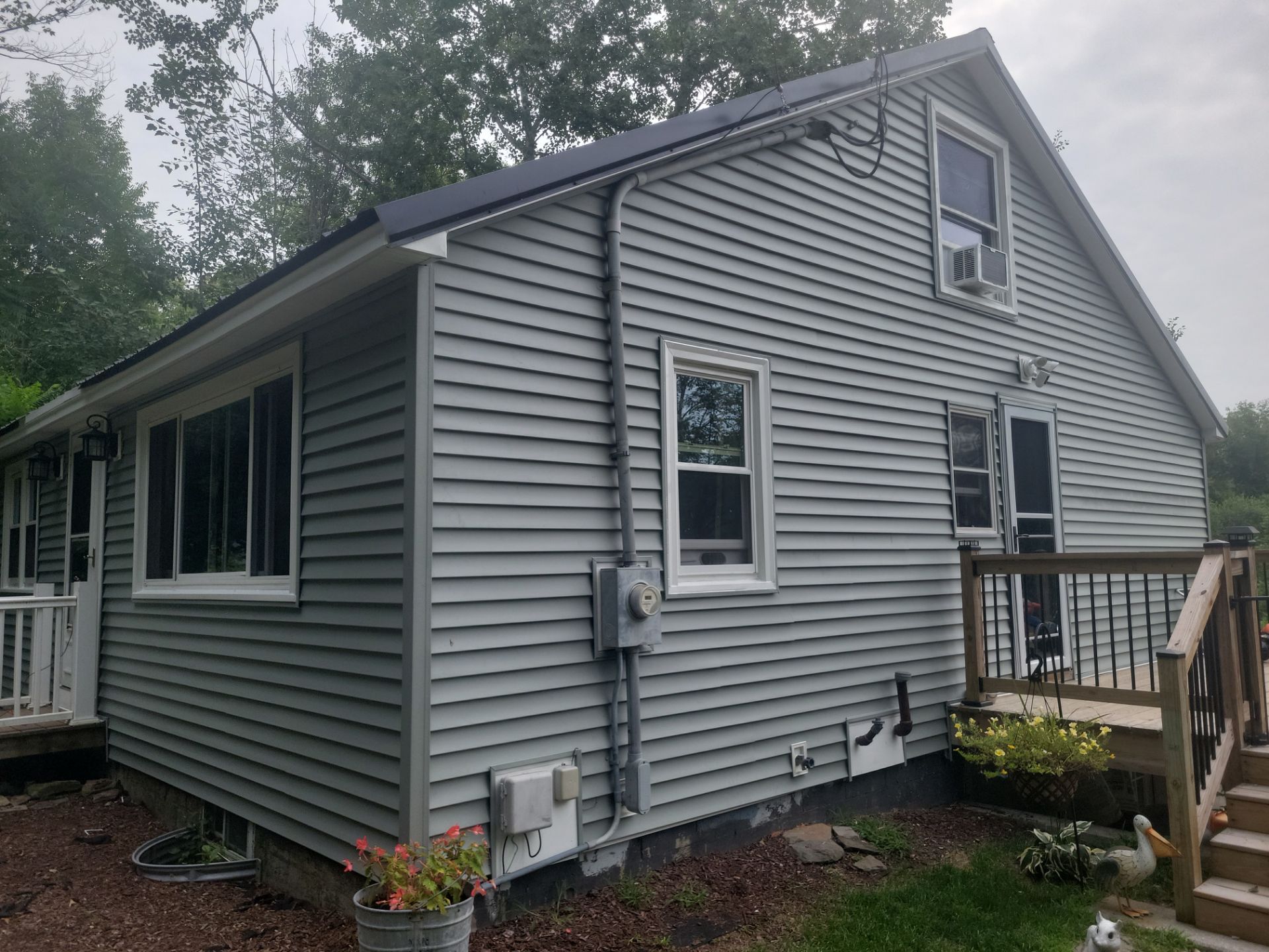 Siding & Front Entry Deck in Wolfeboro, NH by CML Roofing and General Contracting