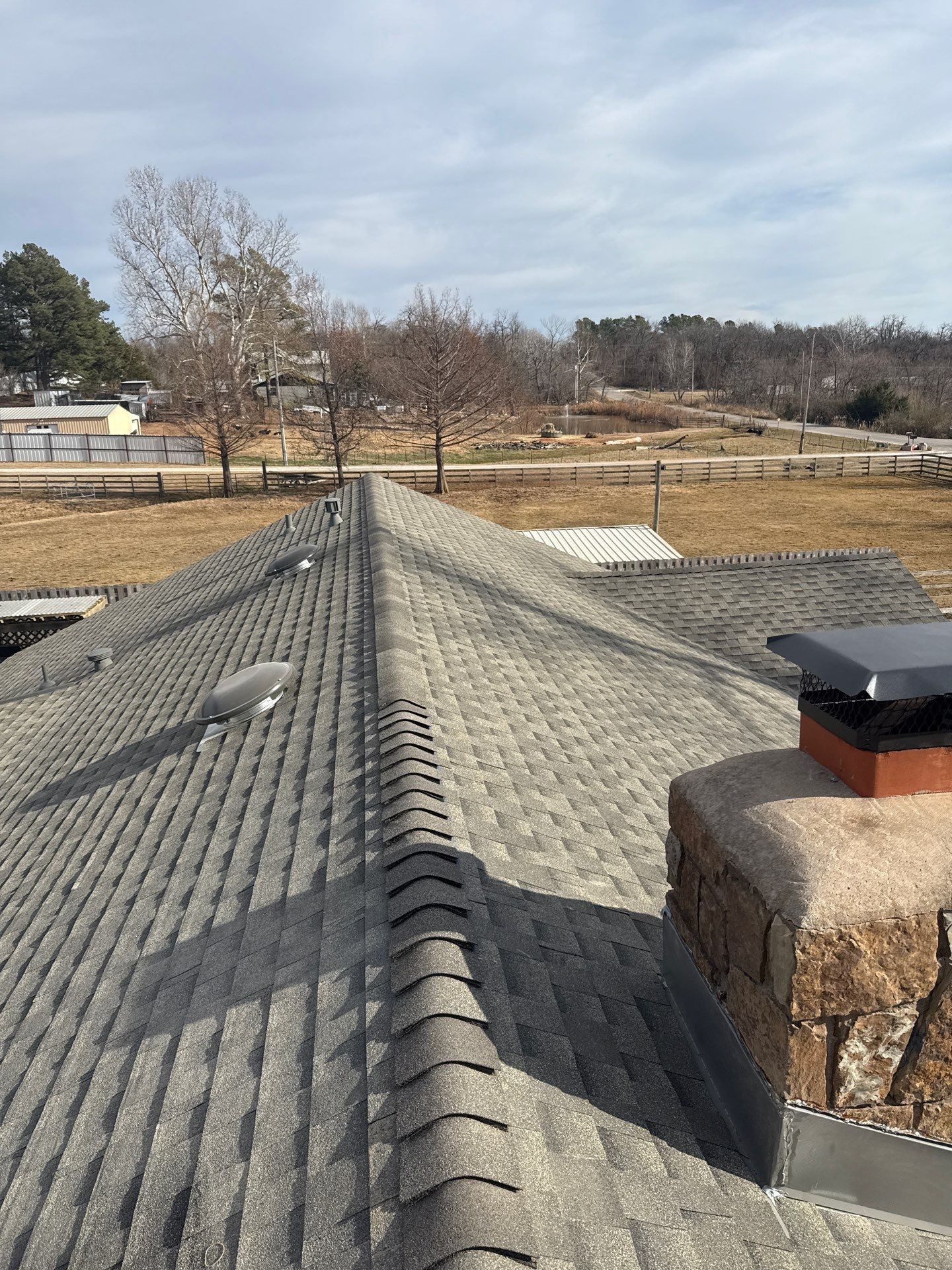 roof replacement in Choctaw by McCann's Roofing and Construction