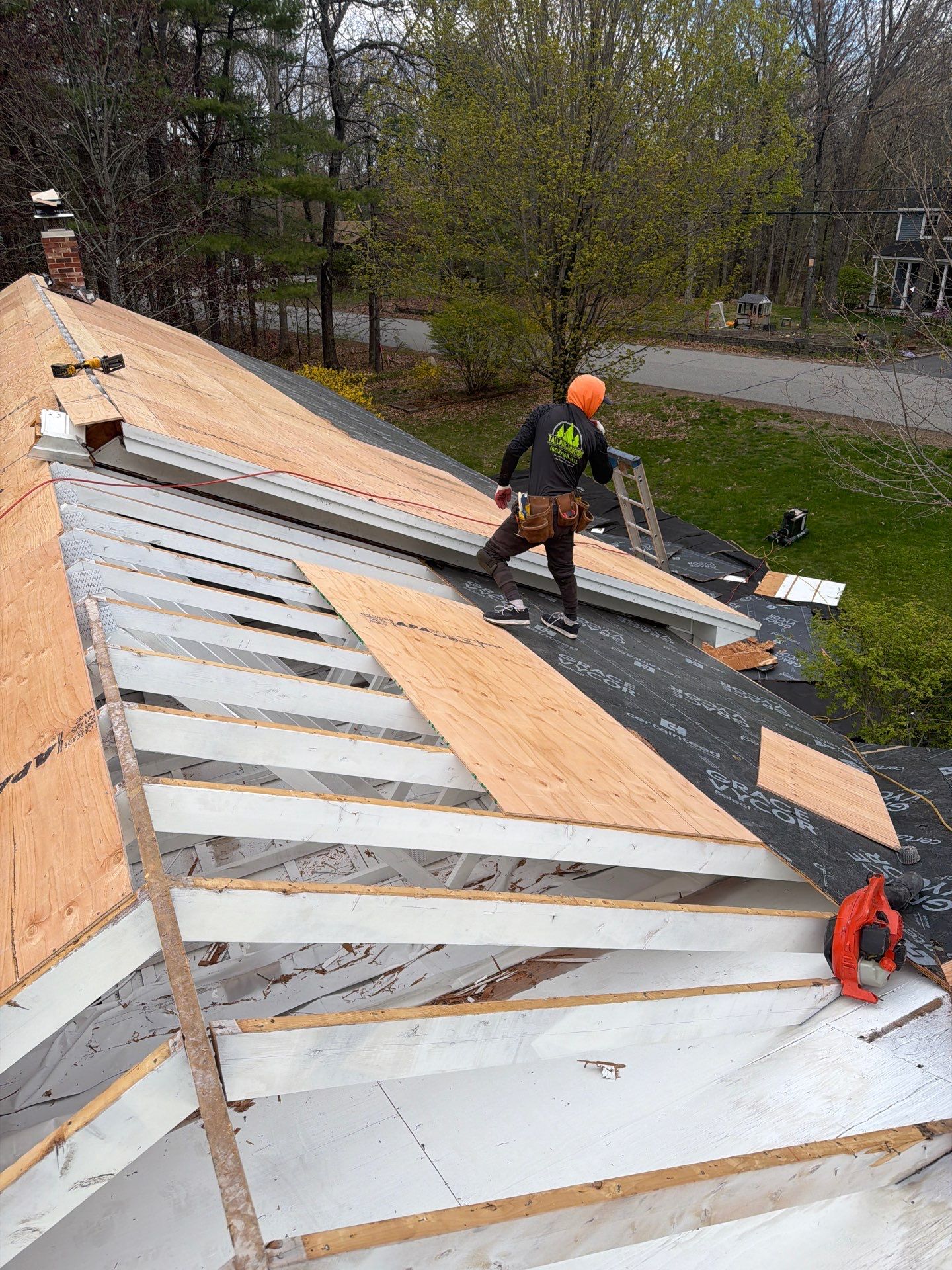 🏡 Architectural Roof Replacement – Wells, ME by Tall pine roofing