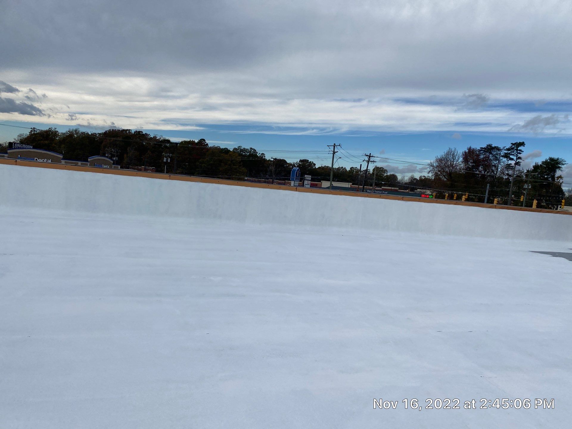 Commercial Coating using Poly Urerthane and Silicone Coating by Just In Time Roofing and Restoration