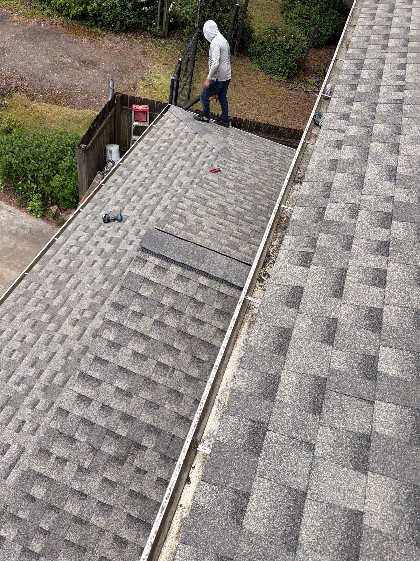 Residential Roofing Installation using GAF HDZ Shingles by Roofing Formula LLC