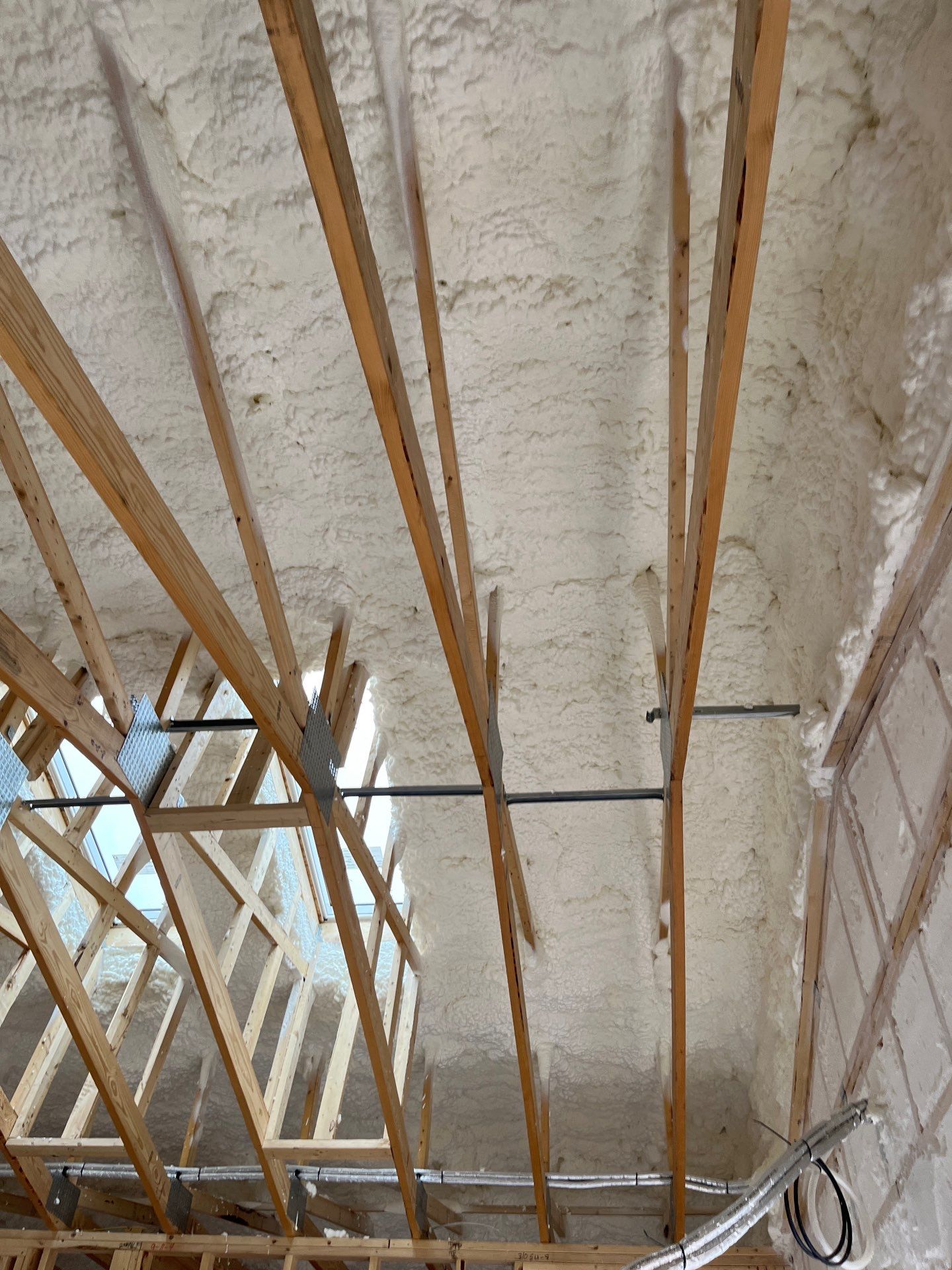 New Construction using open cell spray foam by NYS Foam & Energy