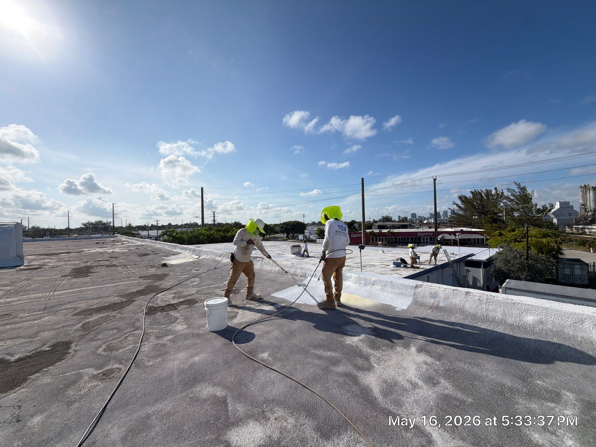 Fort Lauderdale Commercial Roof Restoration and Reflective Coating Installation by Roof King LLC
