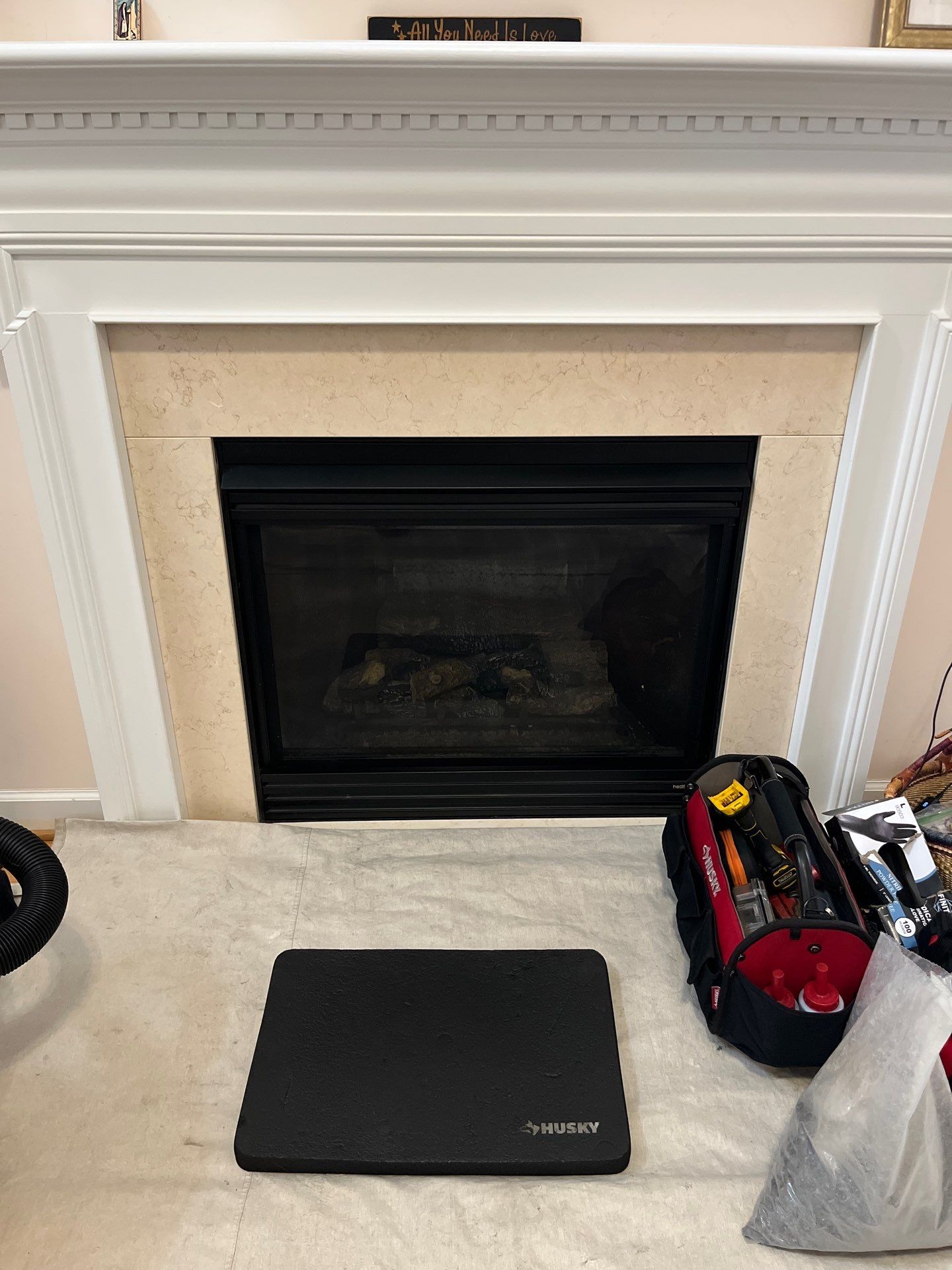 Majestic Meridian Gas Fireplace with Intellifire Touch Ignition by Premier Chimney and Roofing