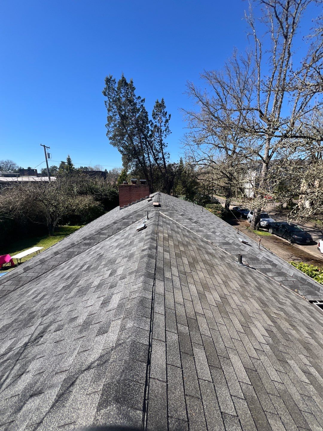 Residential Roofing Installation using IKO Dynasty (Color: Summit Grey) by Orezona Building & Roofing Company, Inc.