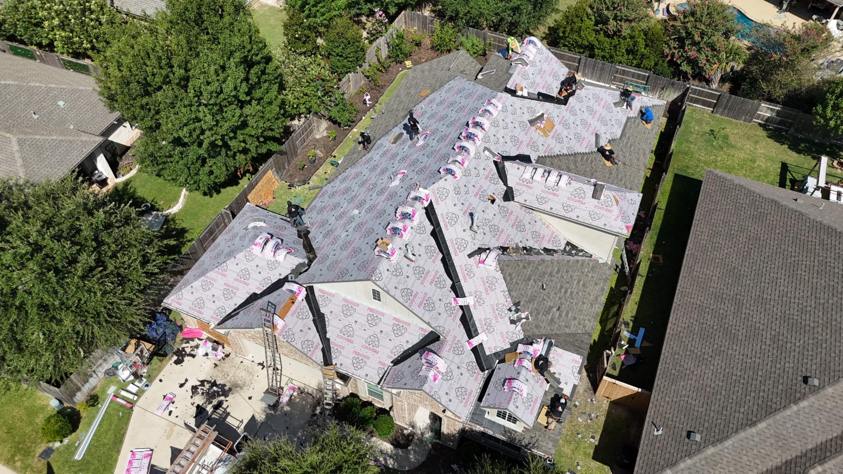 Residential Asphalt Shingle Roof Replacement and Solar Fan Installation by RoofsOnly.com