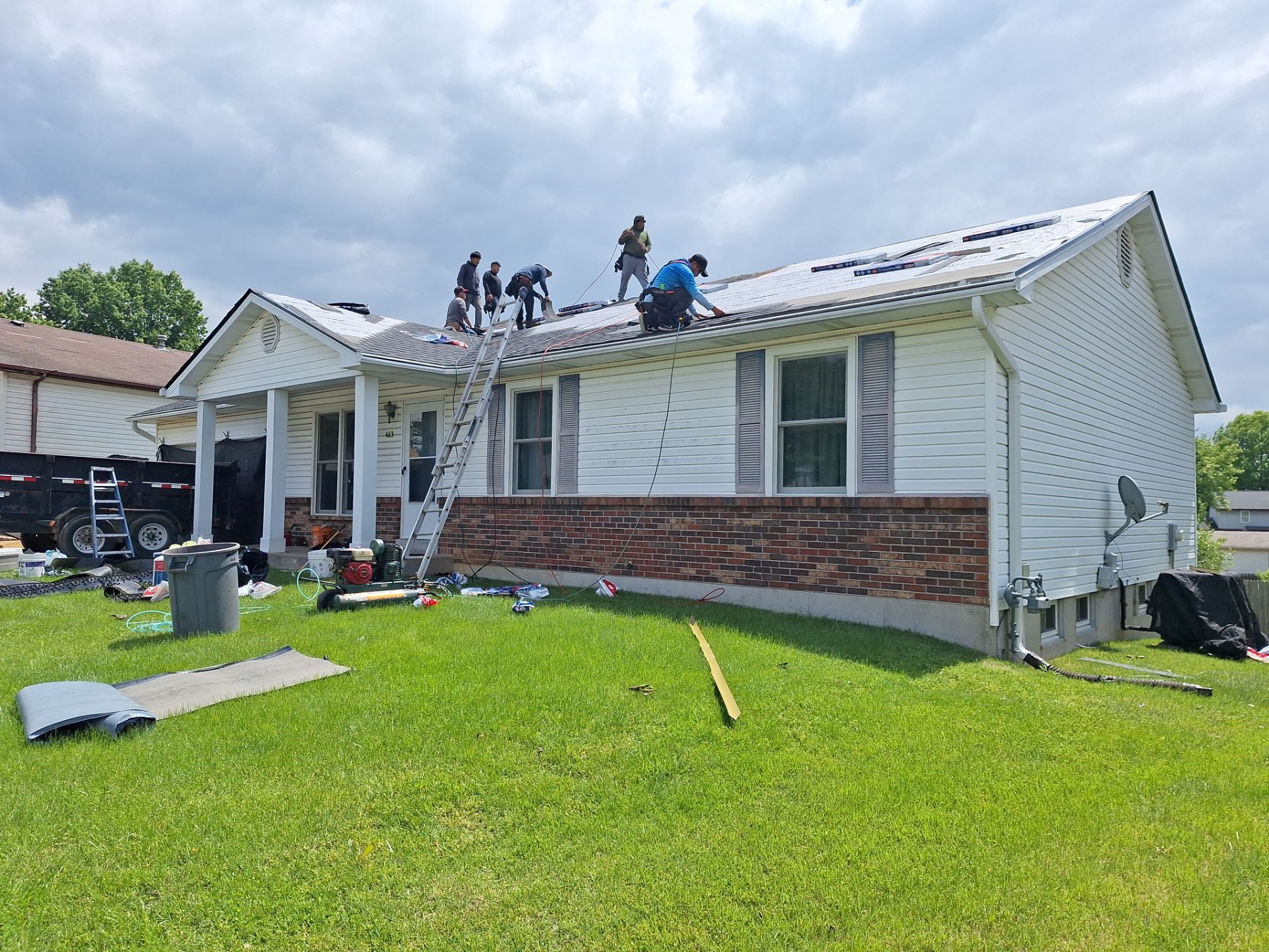 Roof Replacement in St. Peters, MO by Midwest Construction Group LLC