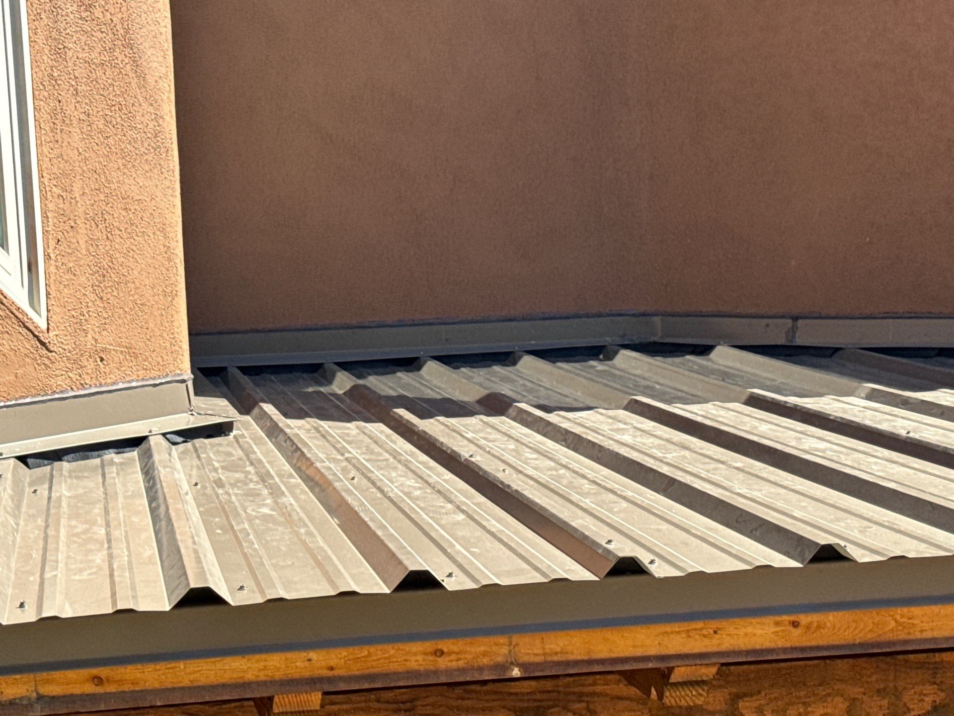 Light Stone Exposed Fastener by Reimagine Roofing
