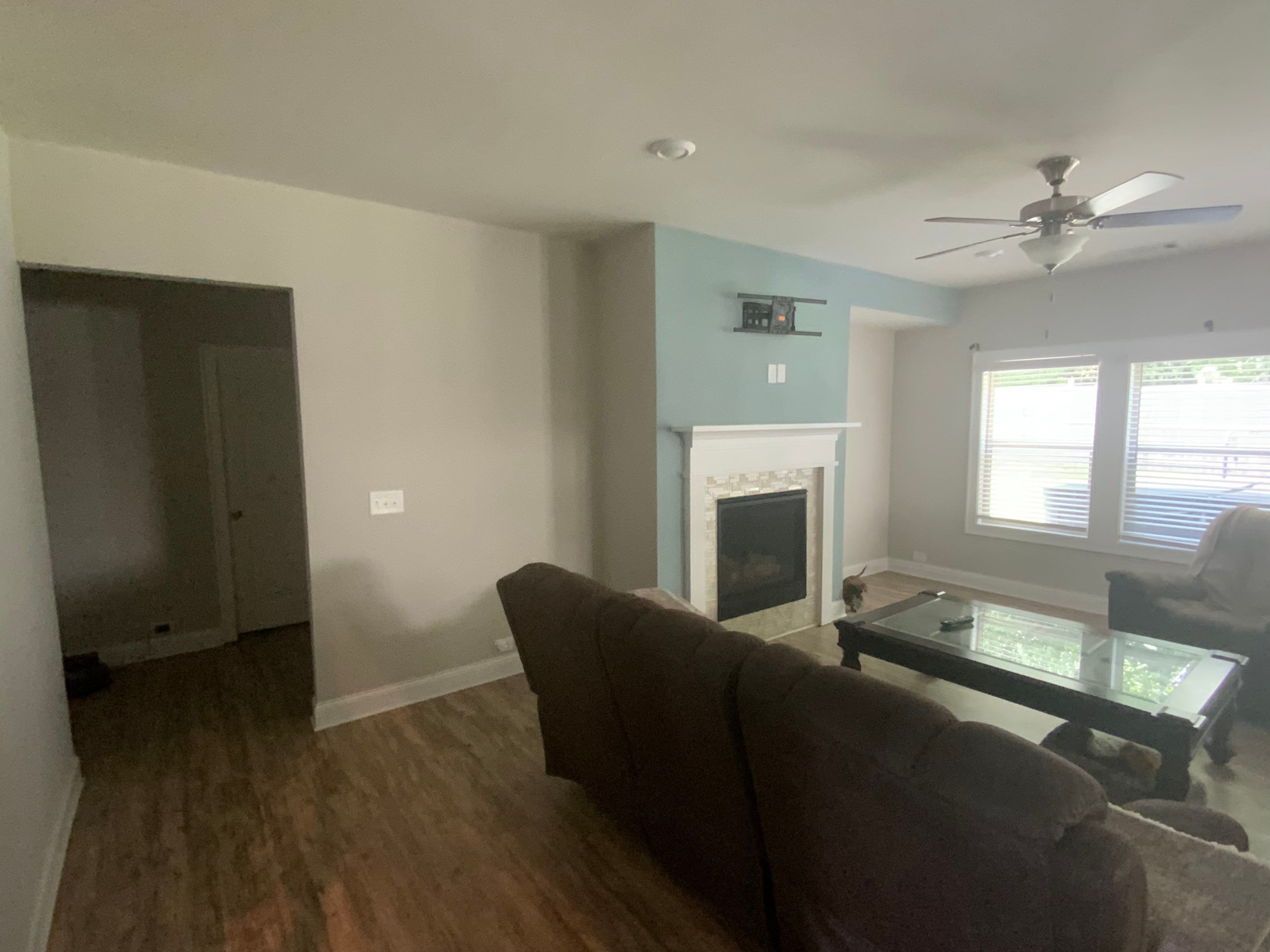 Interior House Painting and Accent Wall Installation in Canton by Swift Home Renovations