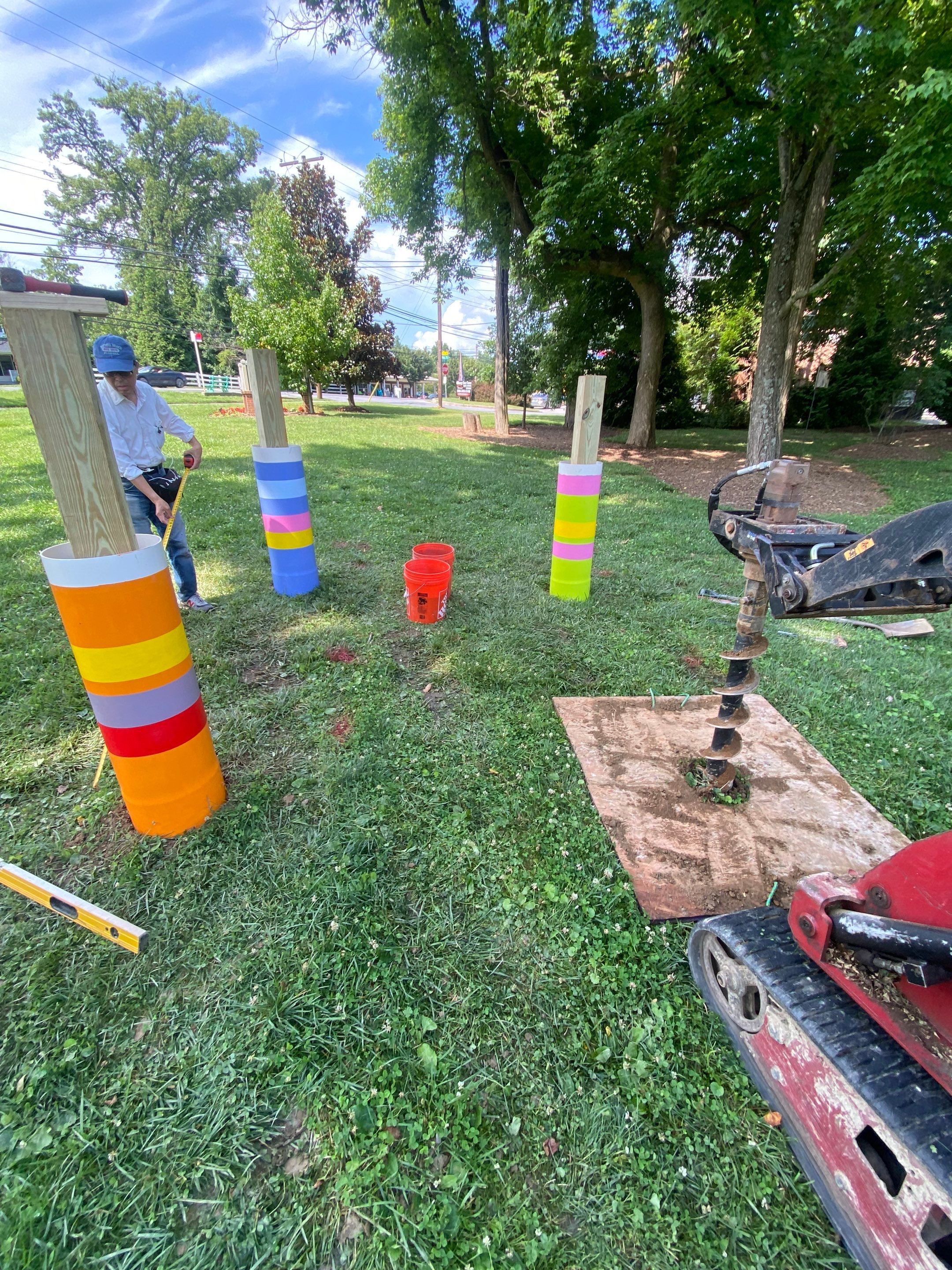 Indoor & Outdoor Art Installation by The Smet Companies, LLC