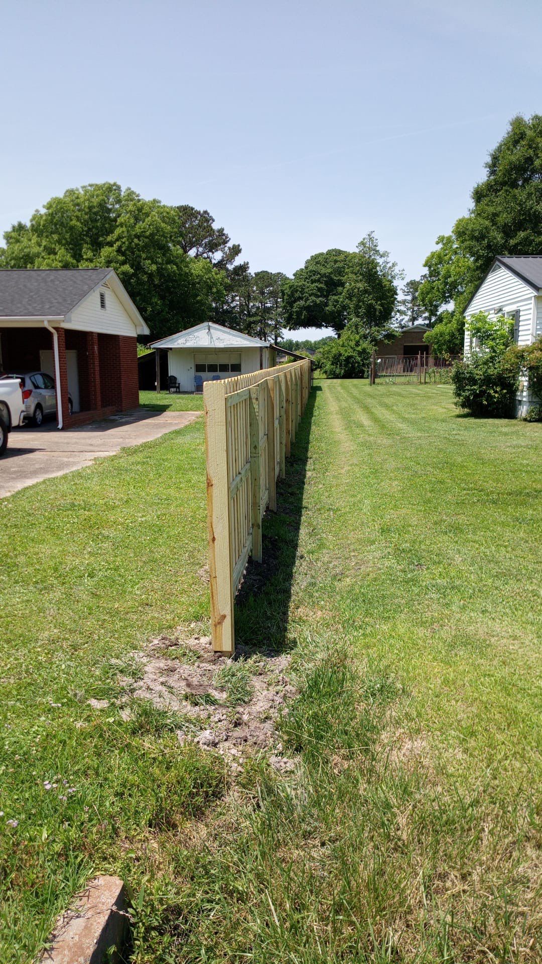 Project in Kinston by Superior Fence and Rail