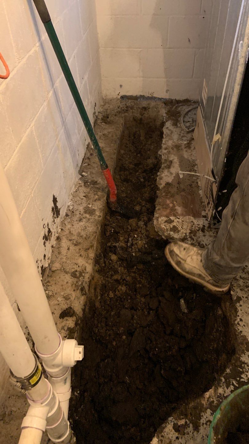 Solving a One-Wall Water Issue in St. Paul by Waterproofing Northeast